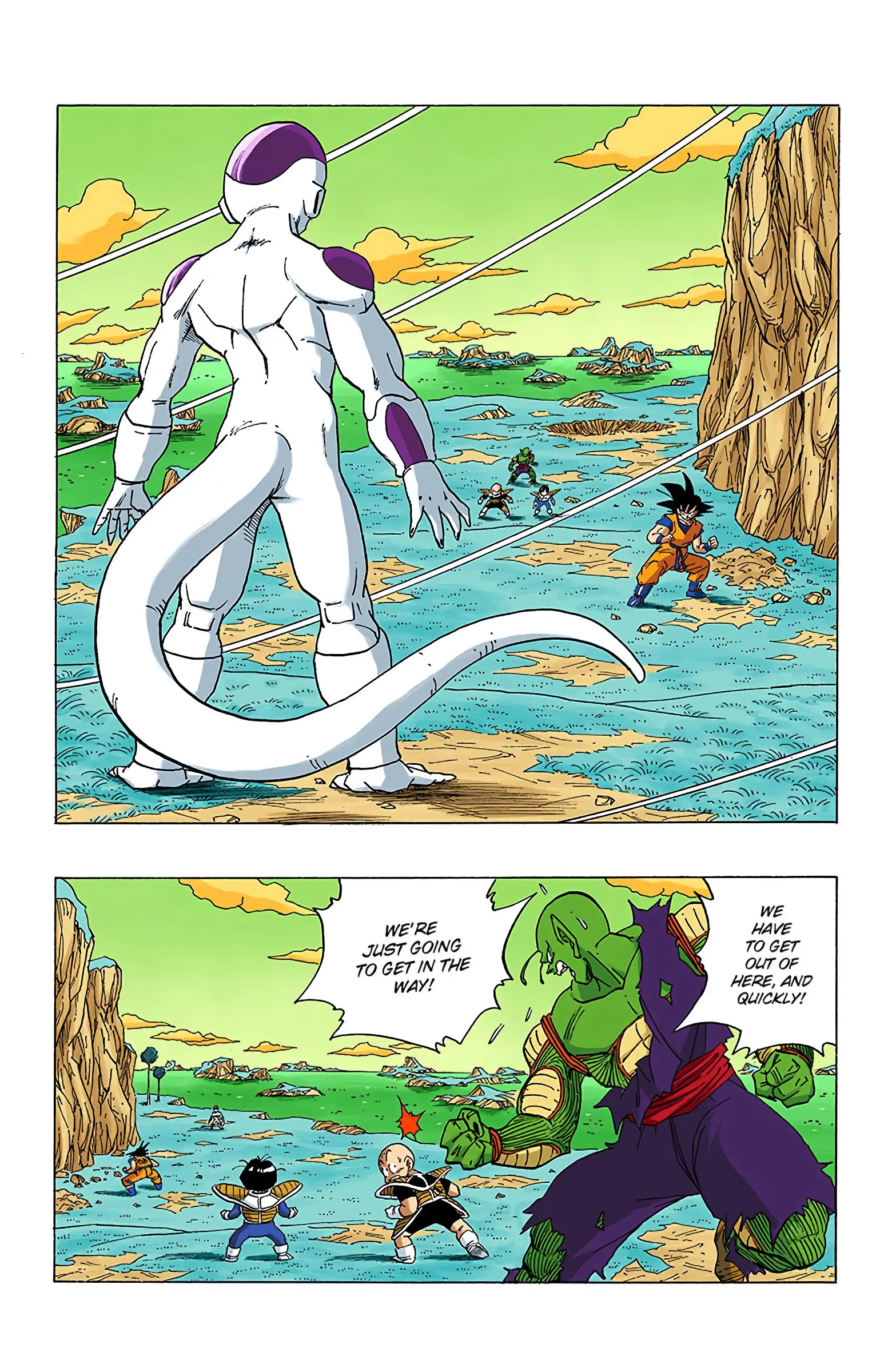 DBZ Frieza Saga Colored Manga, chapter 308, page 8