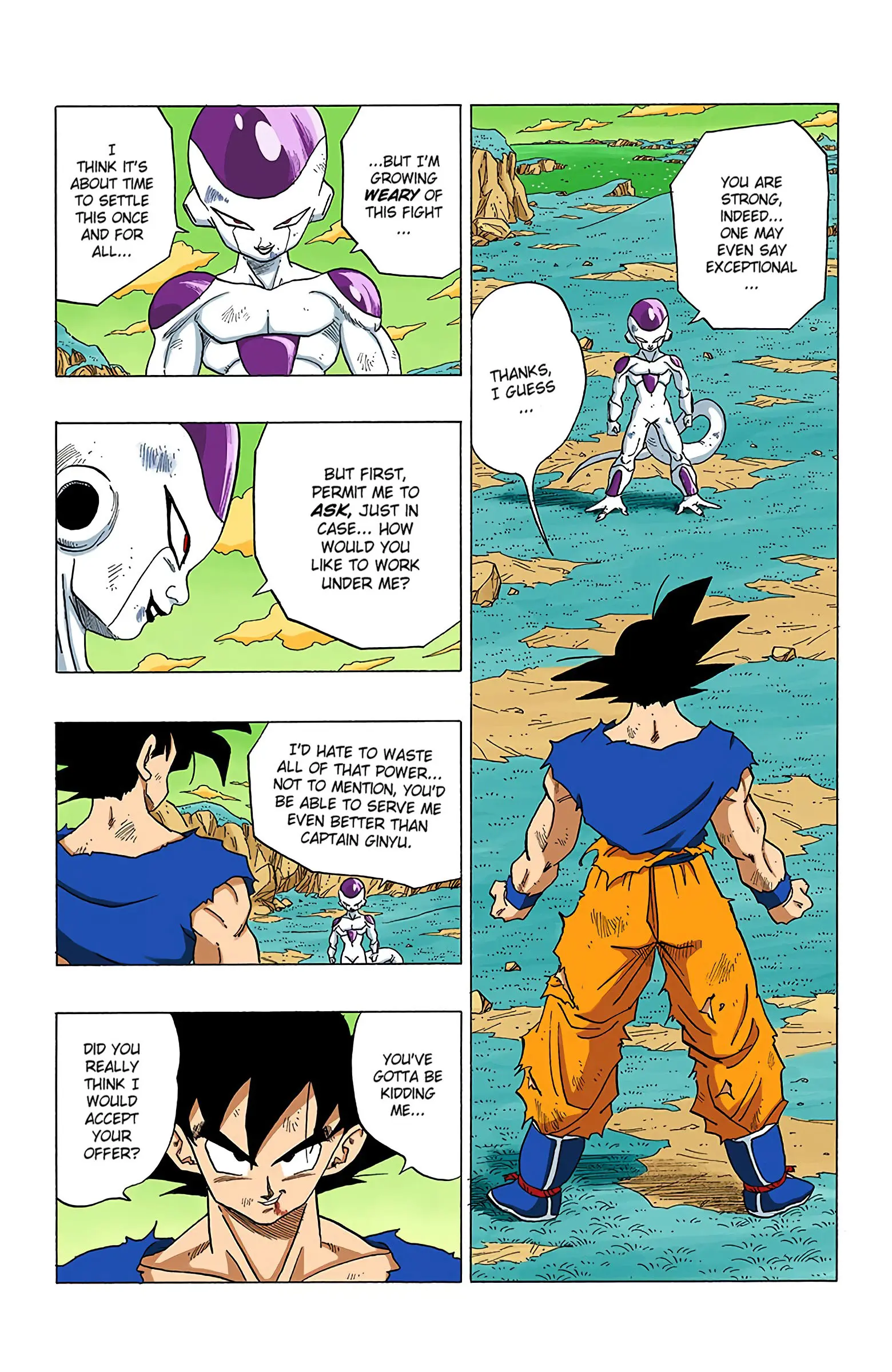 DBZ Frieza Saga Colored Manga, chapter 312, page 2