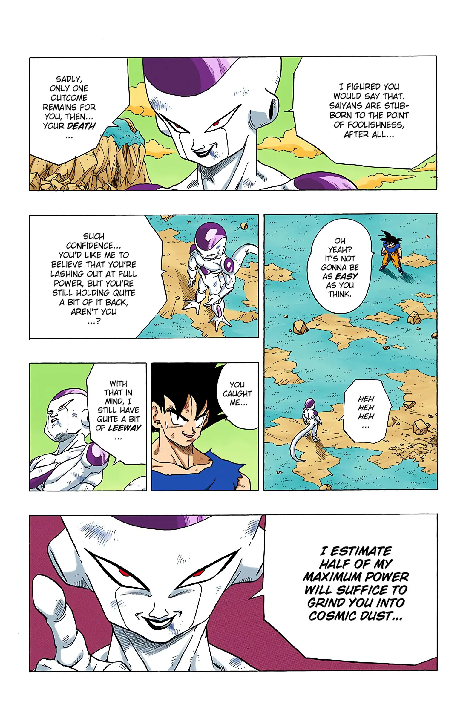 DBZ Frieza Saga Colored Manga, chapter 312, page 3