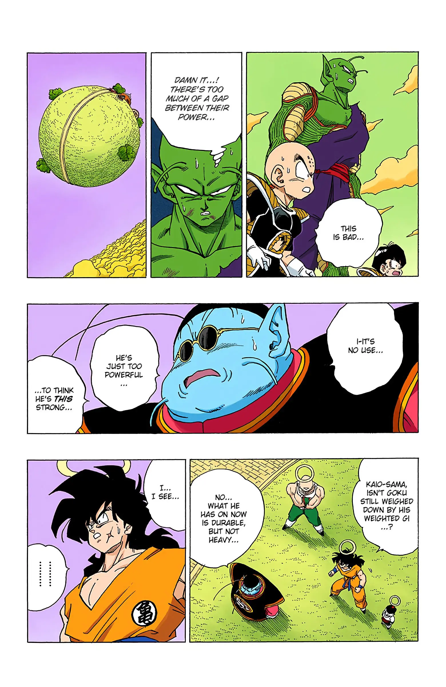 DBZ Frieza Saga Colored Manga, chapter 312, page 14