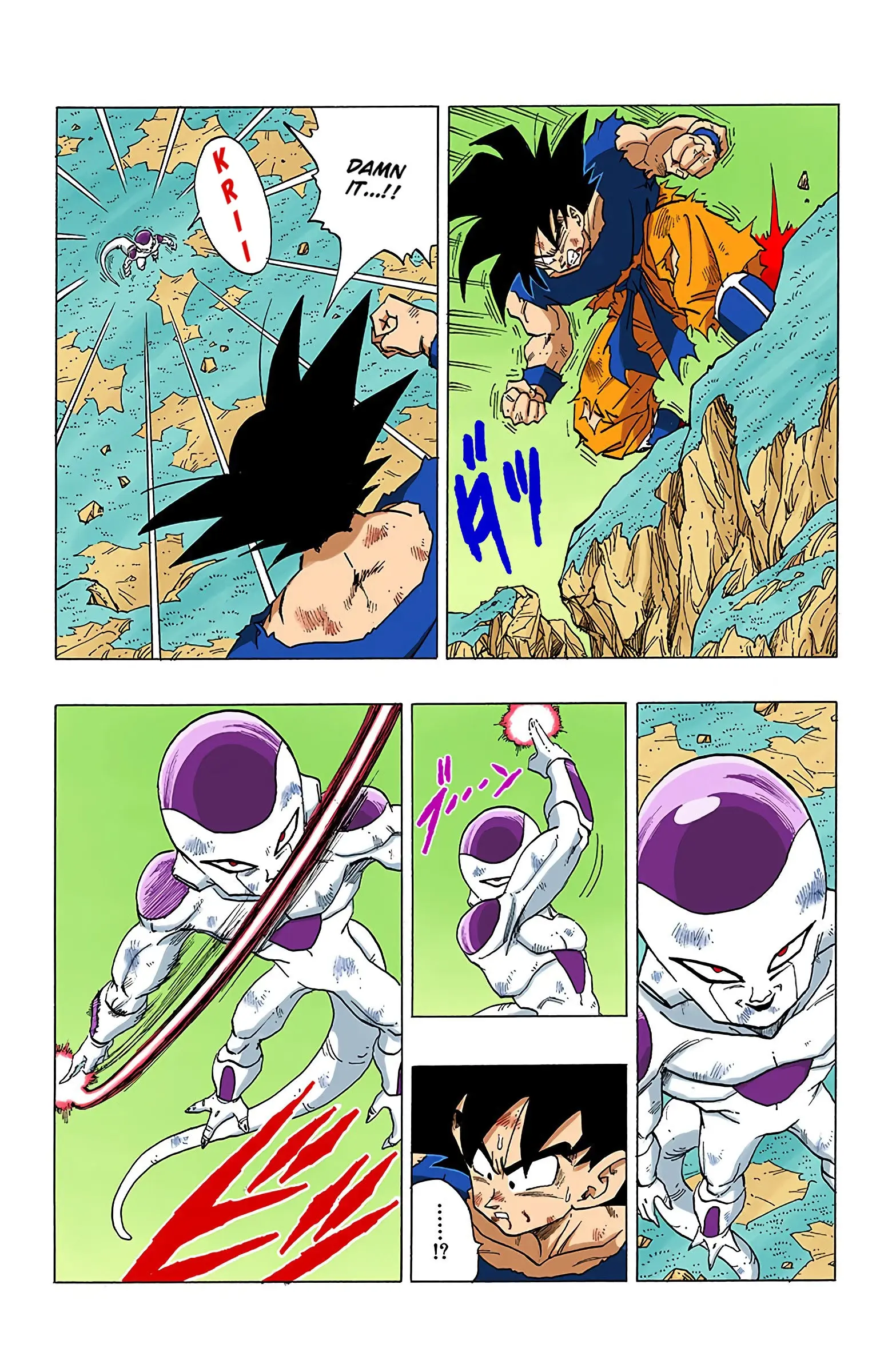 DBZ Frieza Saga Colored Manga, chapter 313, page 3