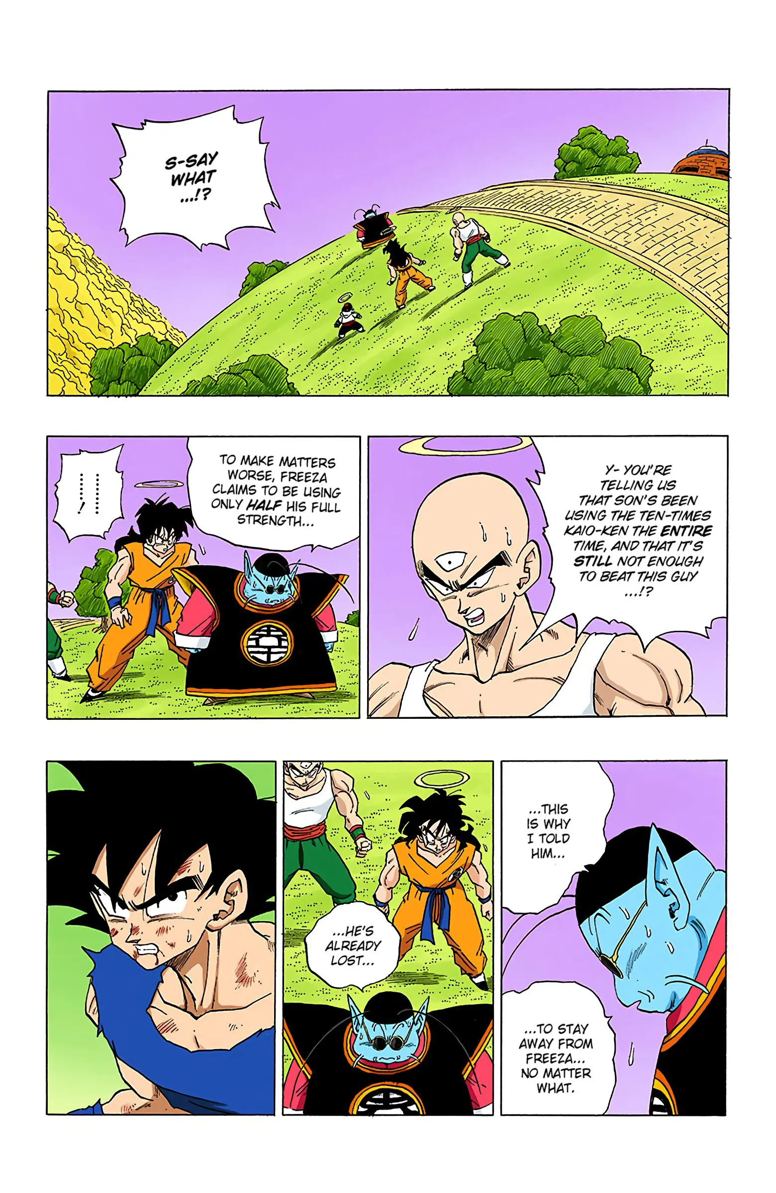DBZ Frieza Saga Colored Manga, chapter 313, page 8