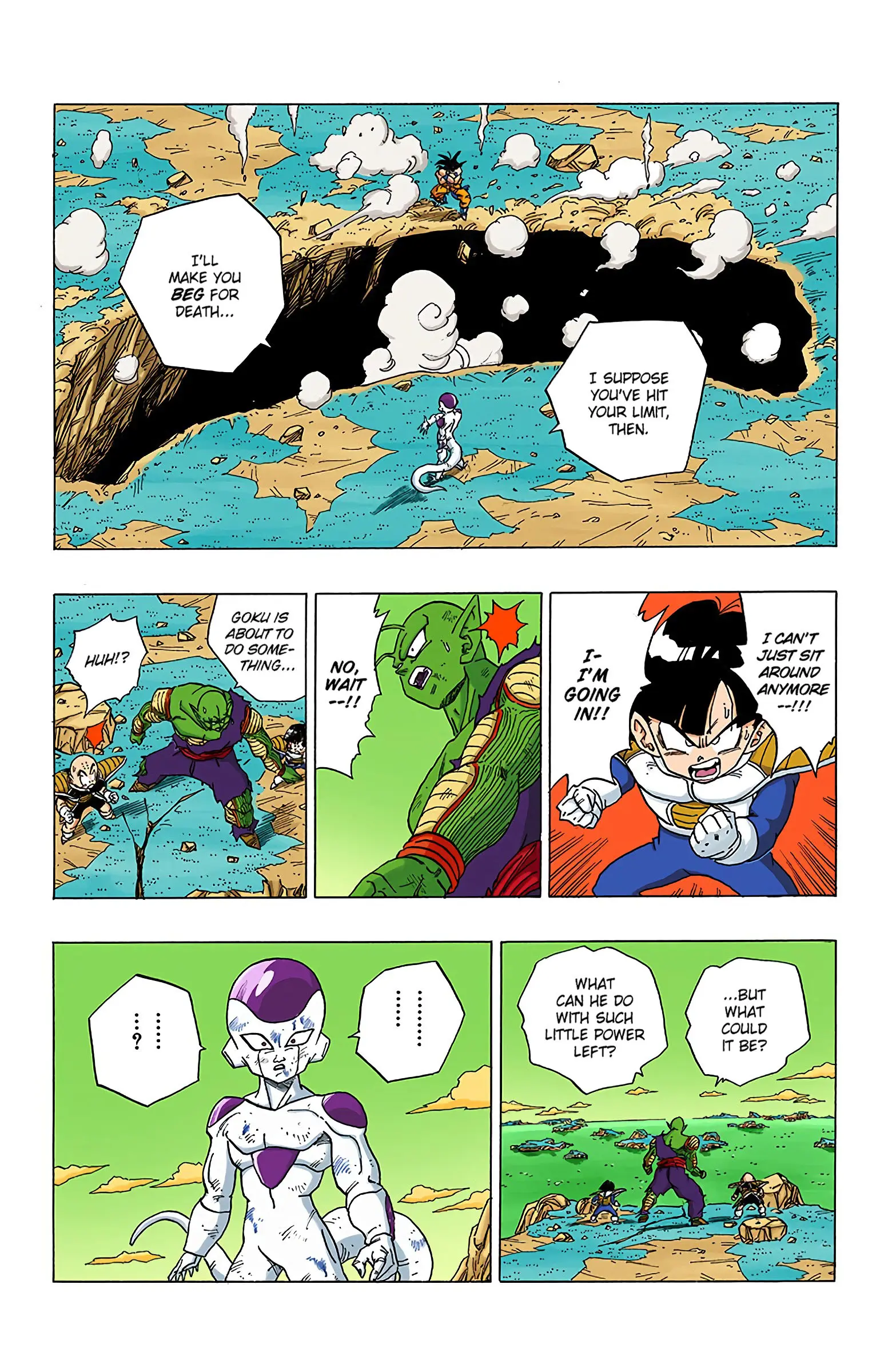 DBZ Frieza Saga Colored Manga, chapter 314, page 12