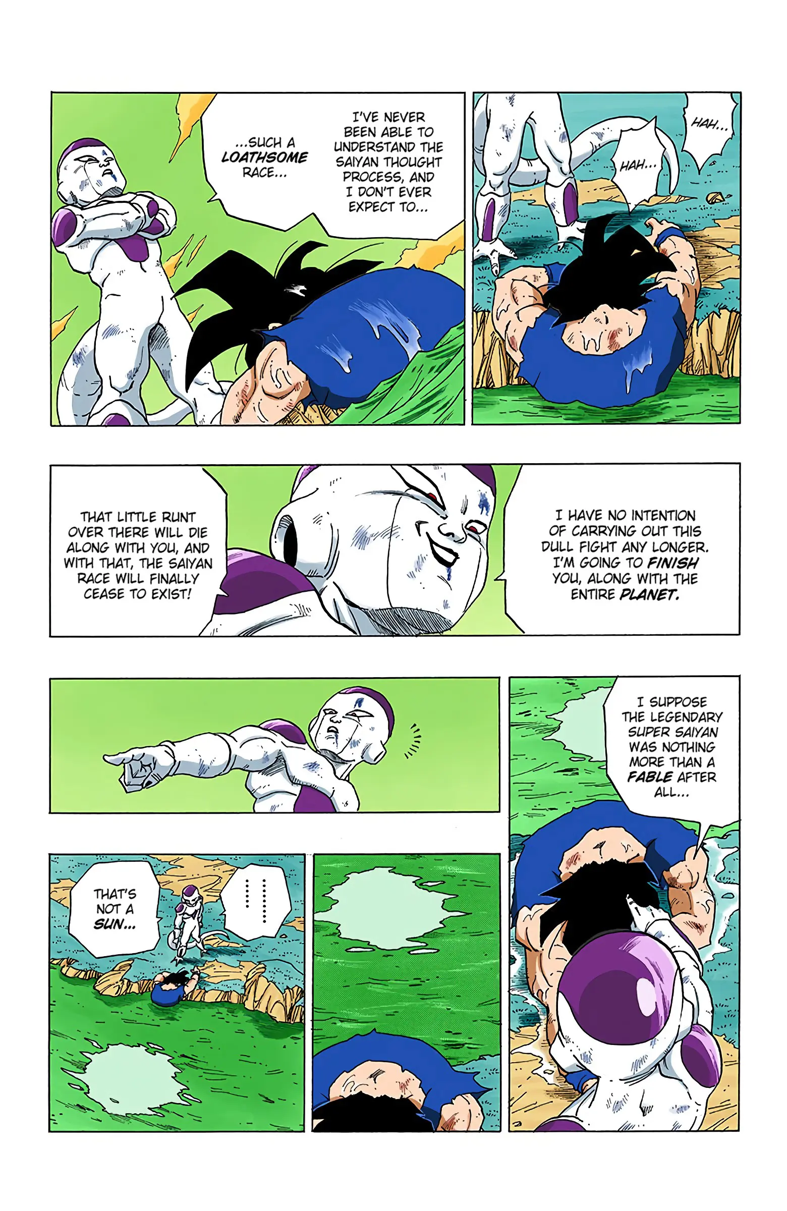 DBZ Frieza Saga Colored Manga, chapter 315, page 9