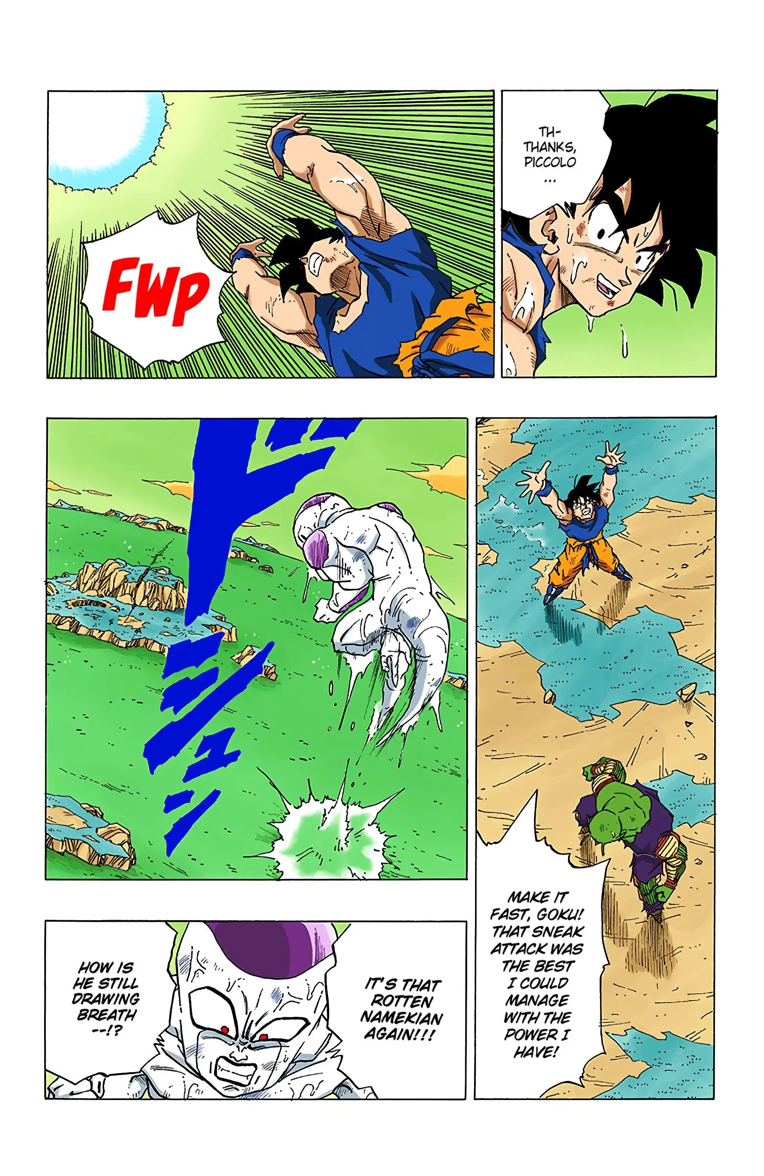 DBZ Frieza Saga Colored Manga, chapter 315, page 15