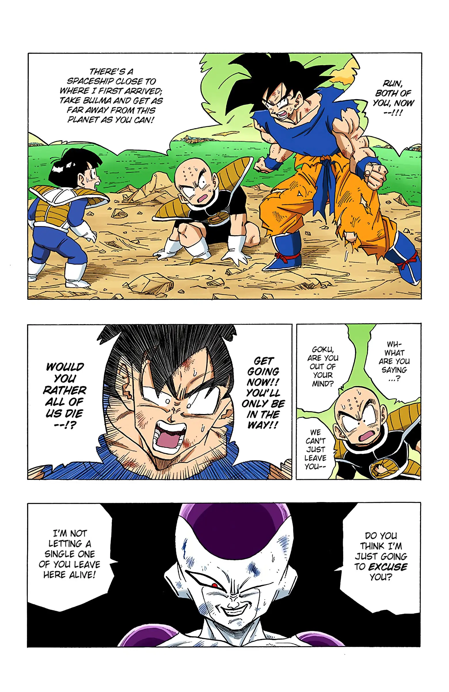 DBZ Frieza Saga Colored Manga, chapter 317, page 11