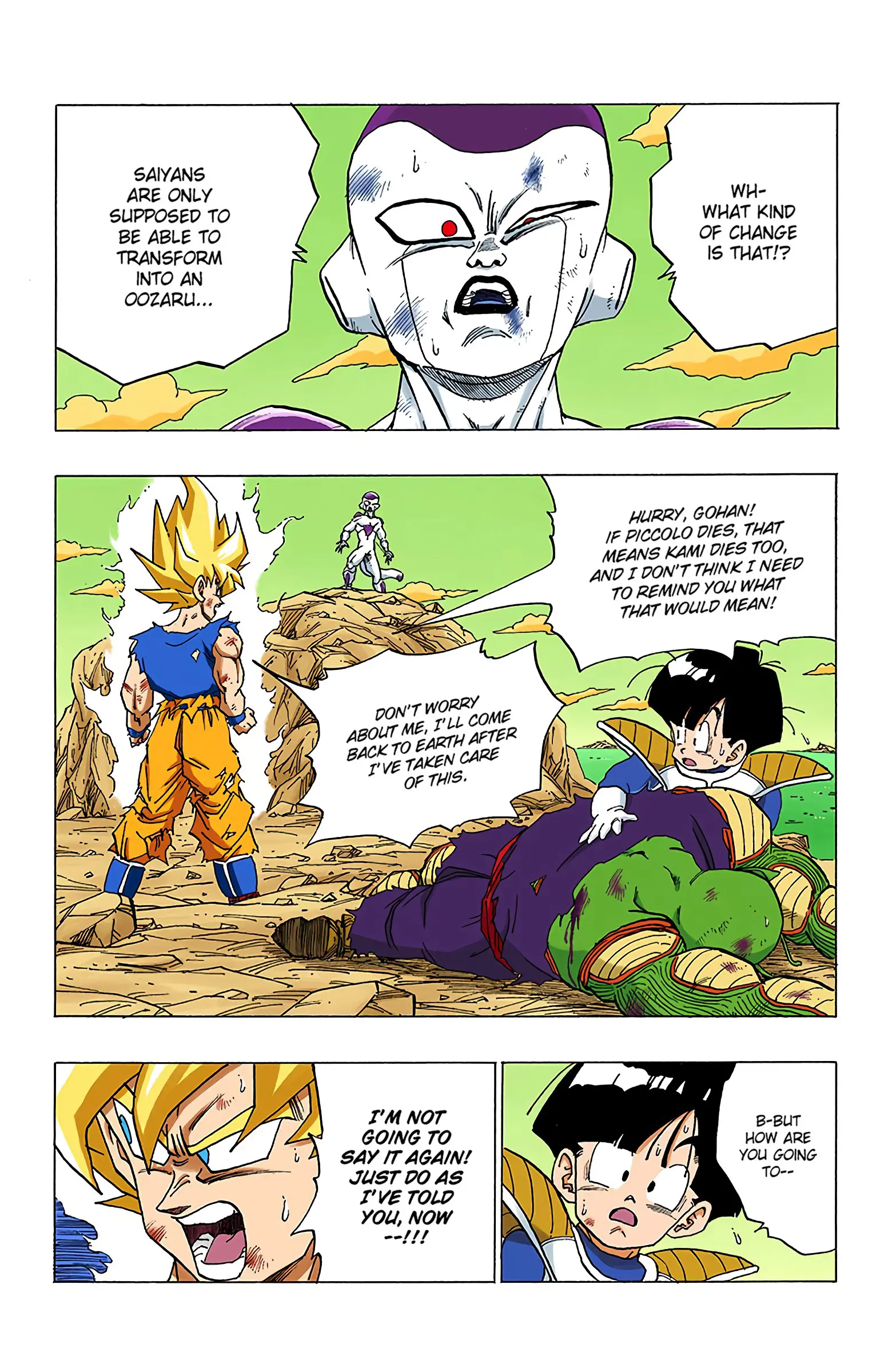 DBZ Frieza Saga Colored Manga, chapter 318, page 3