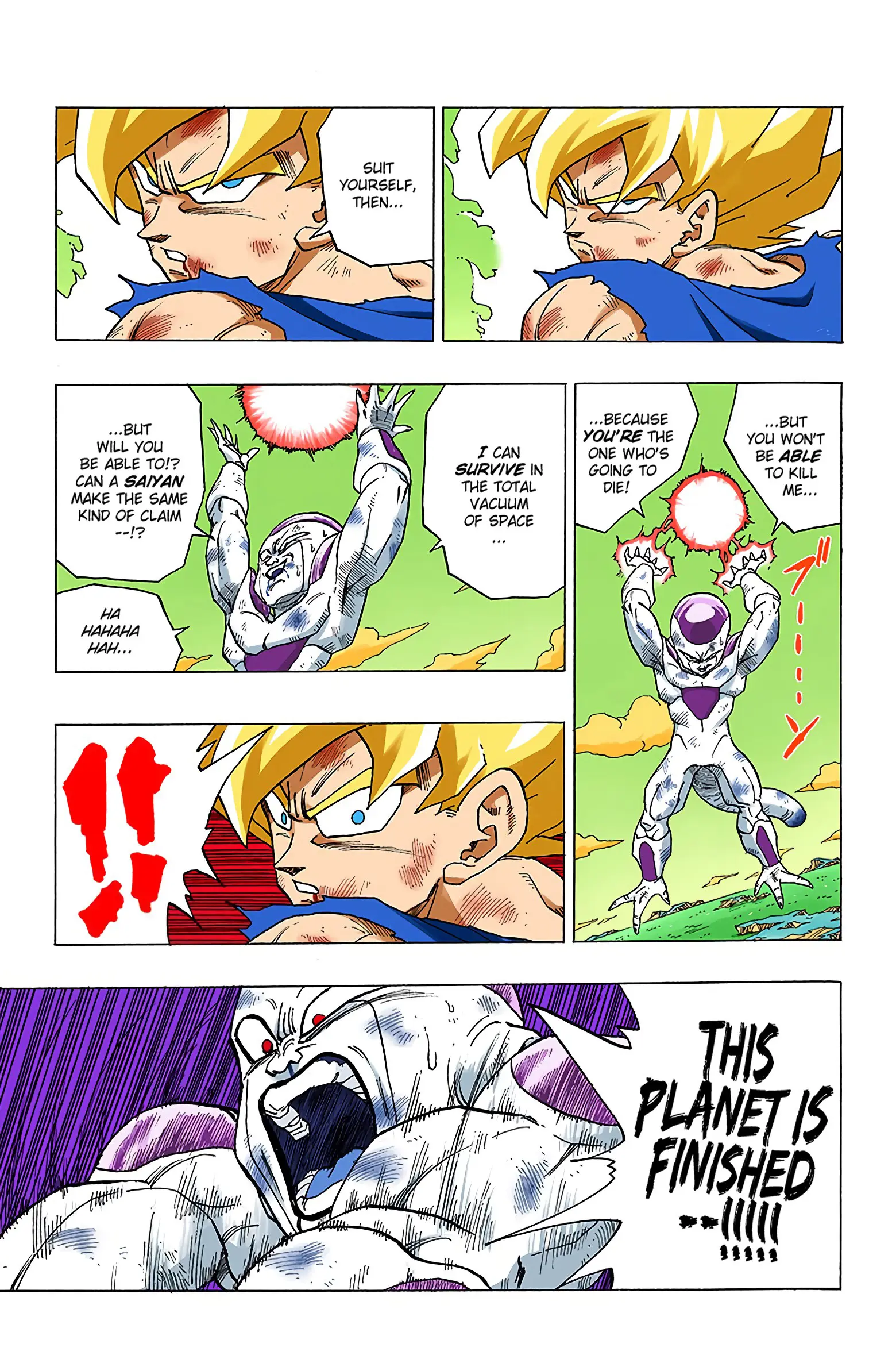 DBZ Frieza Saga Colored Manga, chapter 319, page 15