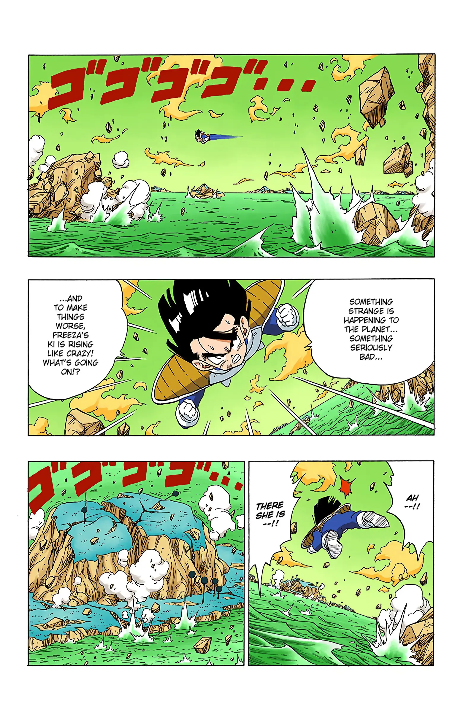 DBZ Frieza Saga Colored Manga, chapter 321, page 6