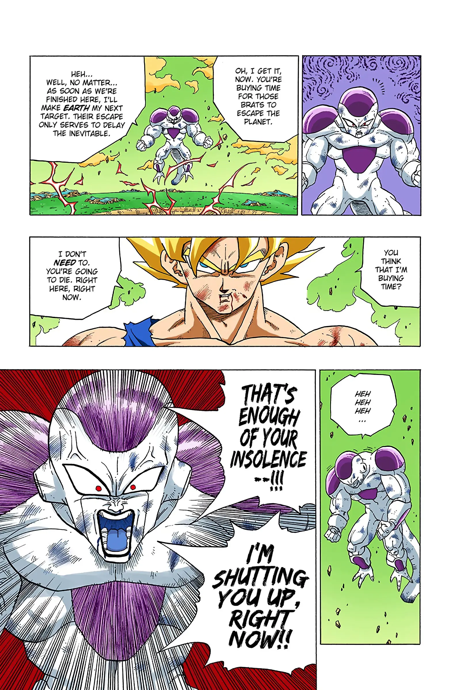 DBZ Frieza Saga Colored Manga, chapter 322, page 3