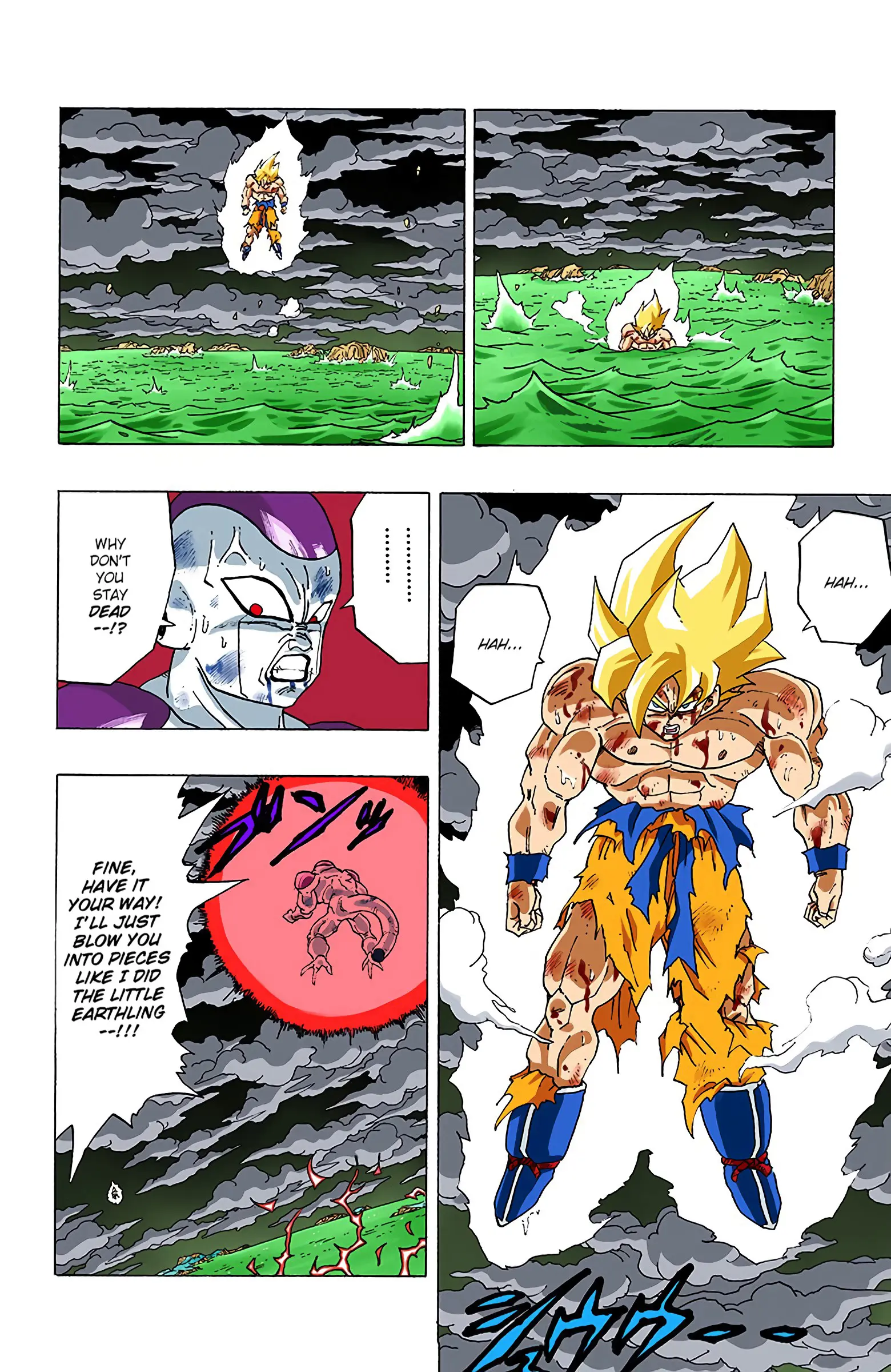 DBZ Frieza Saga Colored Manga, chapter 323, page 12