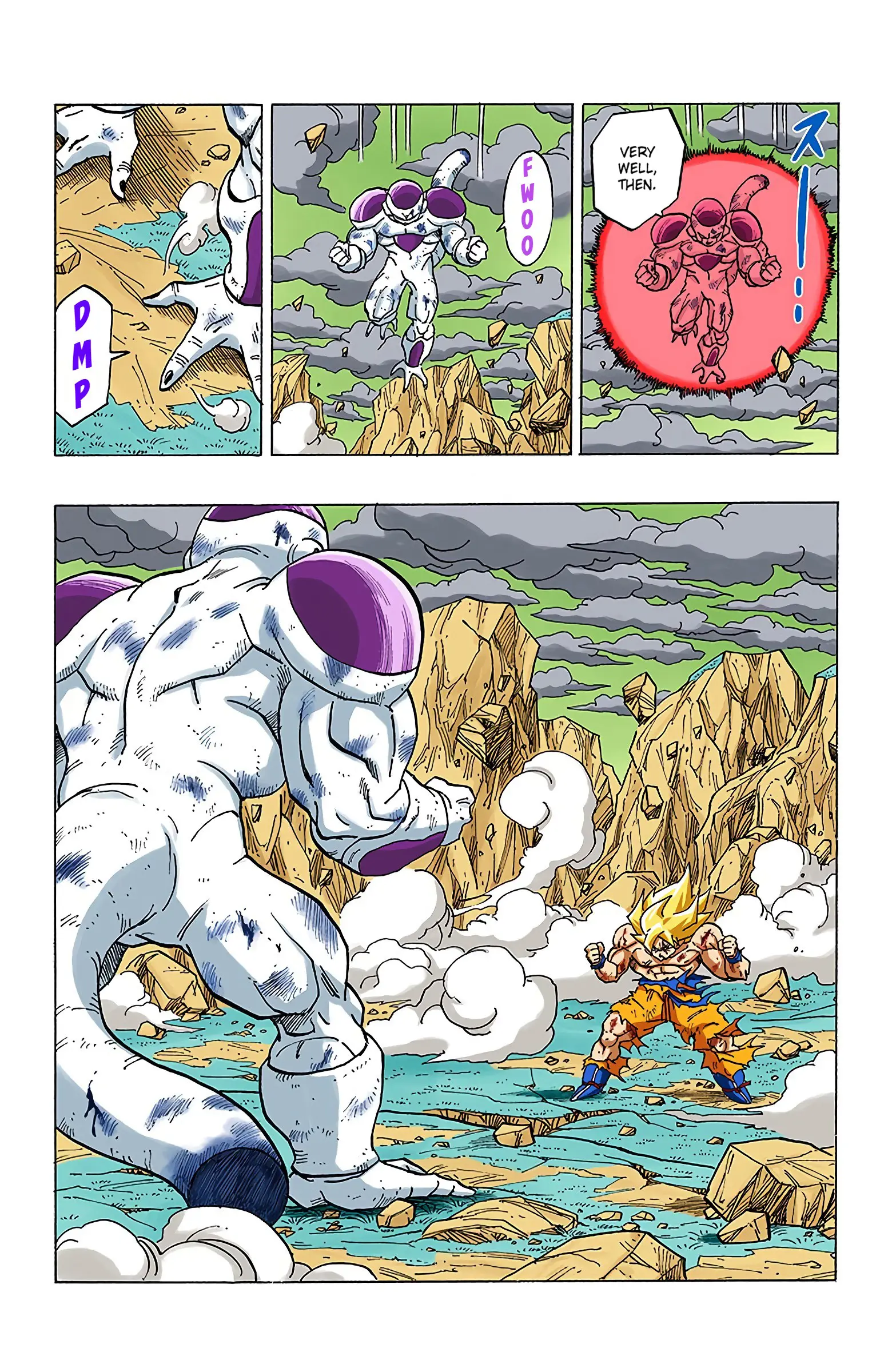 DBZ Frieza Saga Colored Manga, chapter 324, page 12