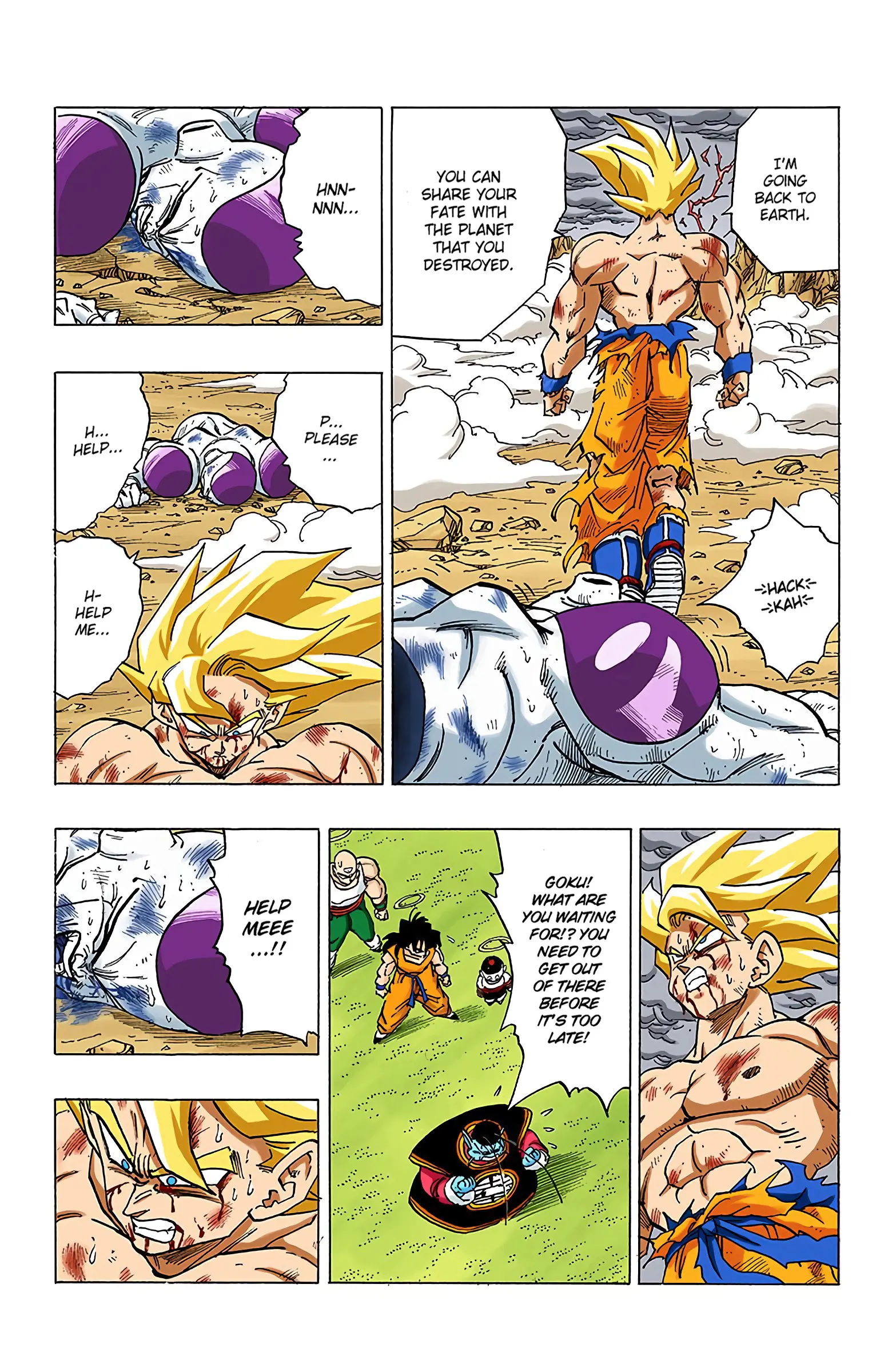 DBZ Frieza Saga Colored Manga, chapter 326, page 14