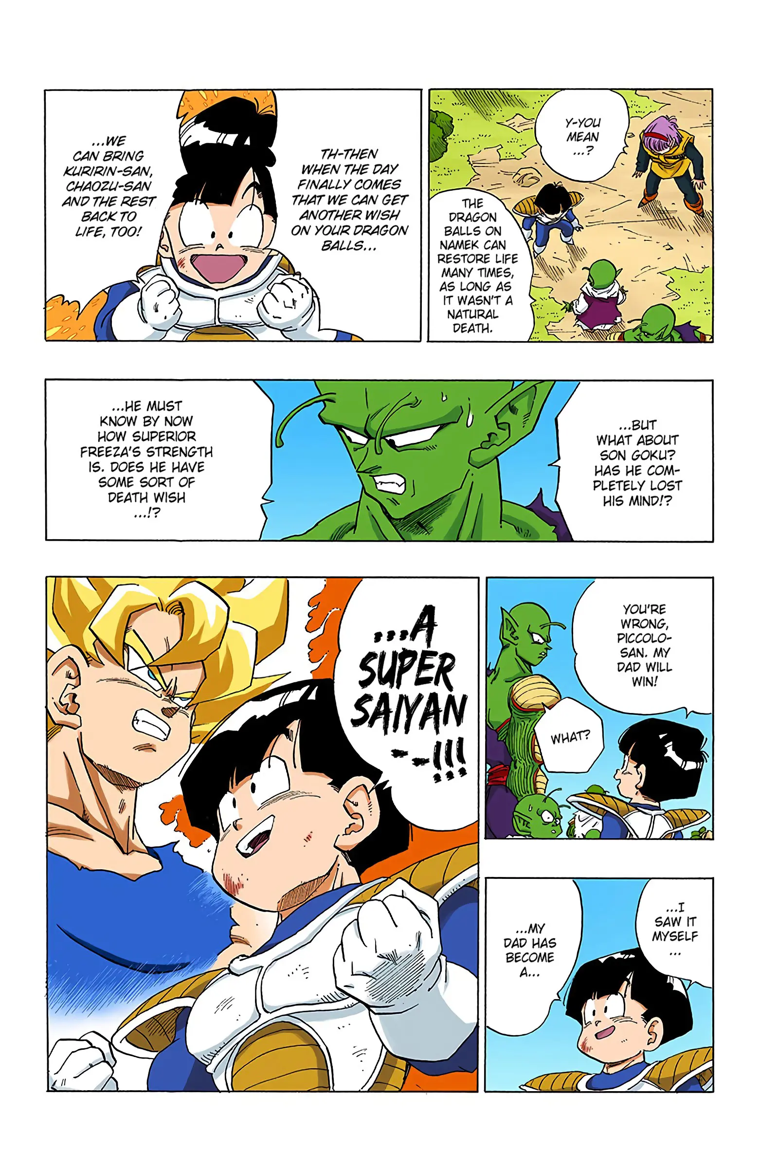 DBZ Frieza Saga Colored Manga, chapter 327, page 4