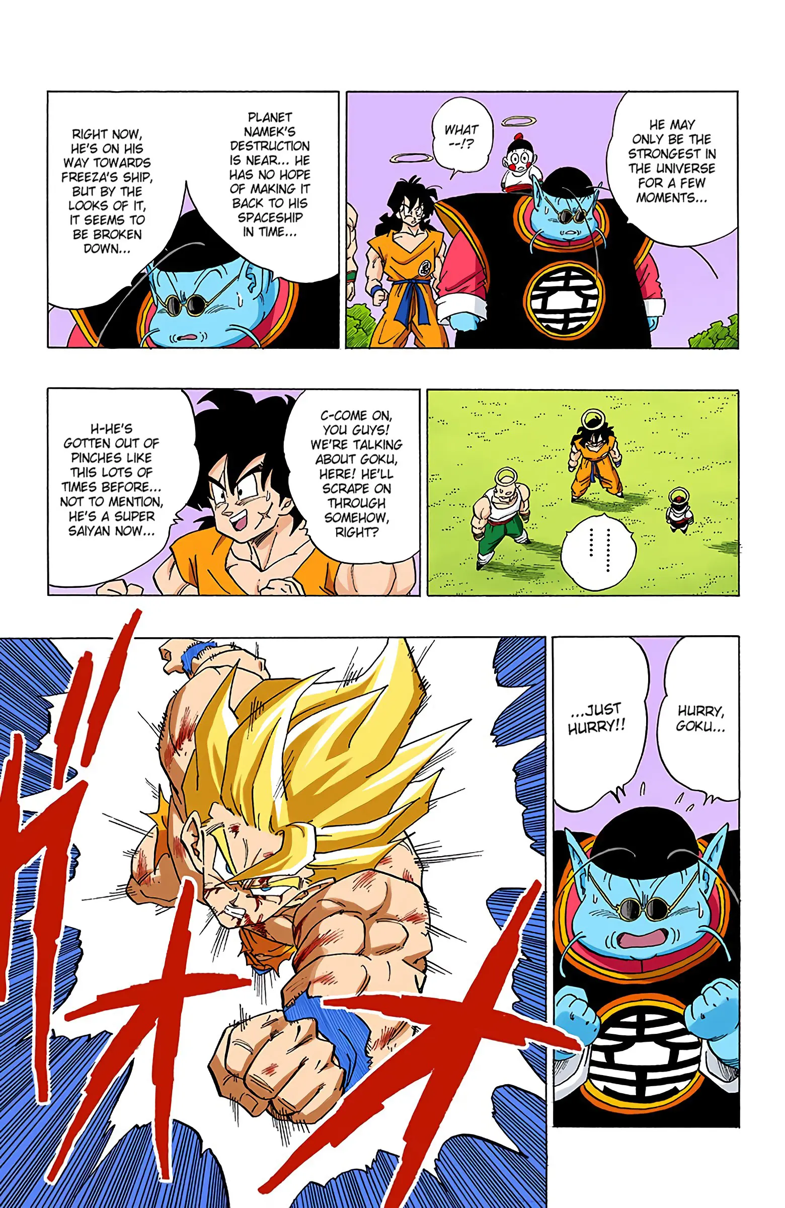 DBZ Frieza Saga Colored Manga, chapter 328, page 3