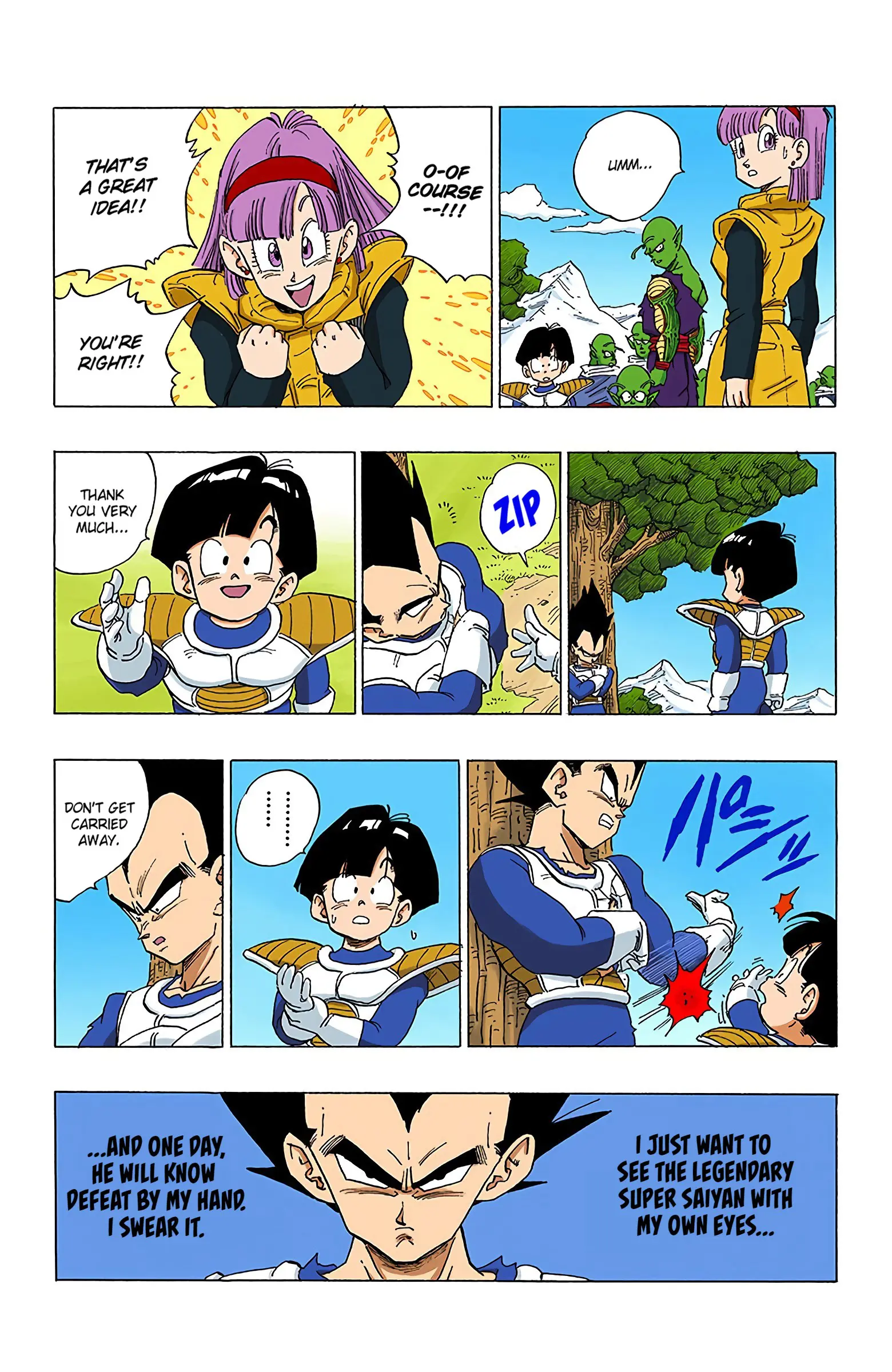 DBZ Frieza Saga Colored Manga, chapter 329, page 3