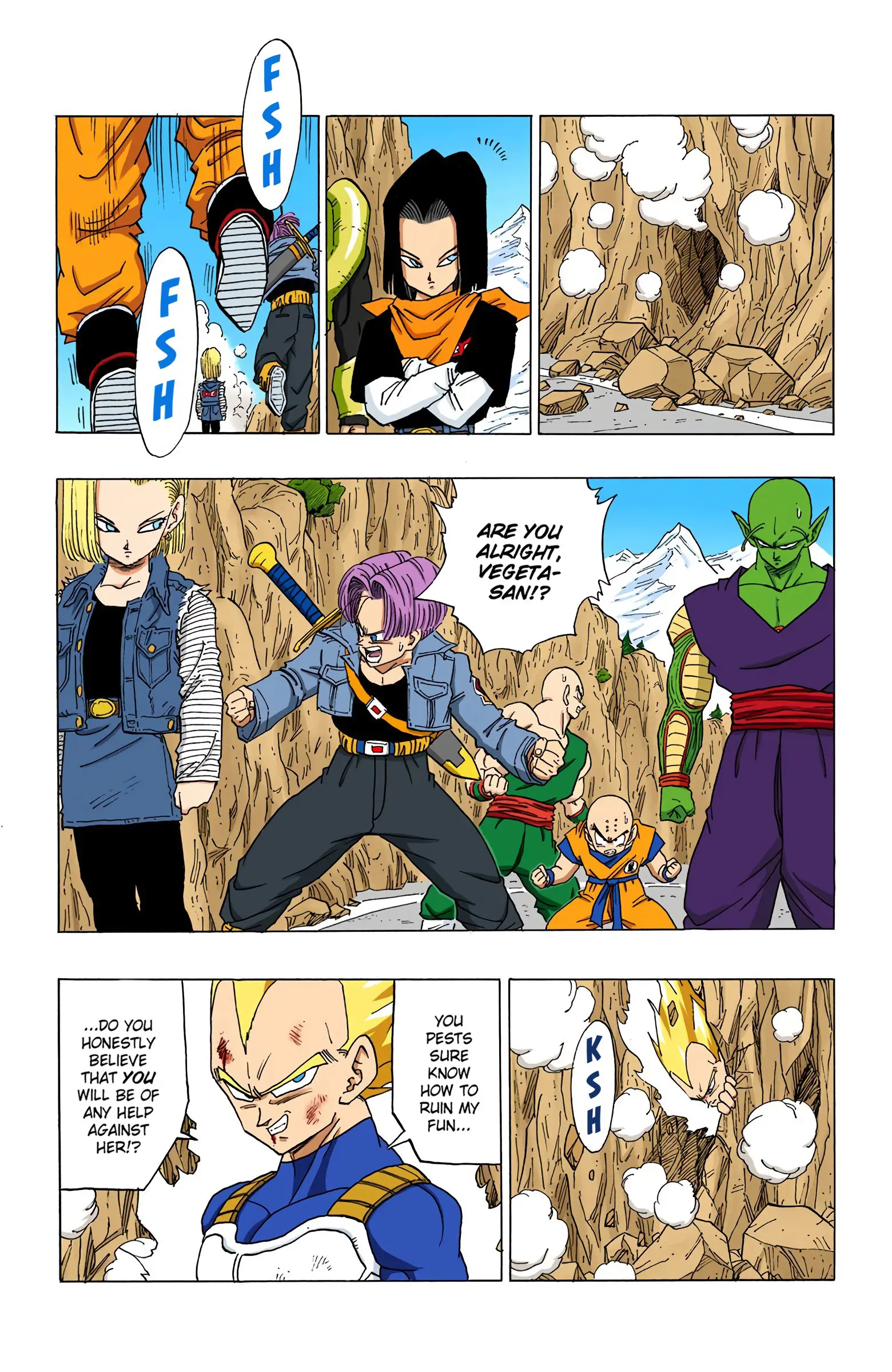 DBZ Perfect Cell Saga (Colored), chapter 352, page 15