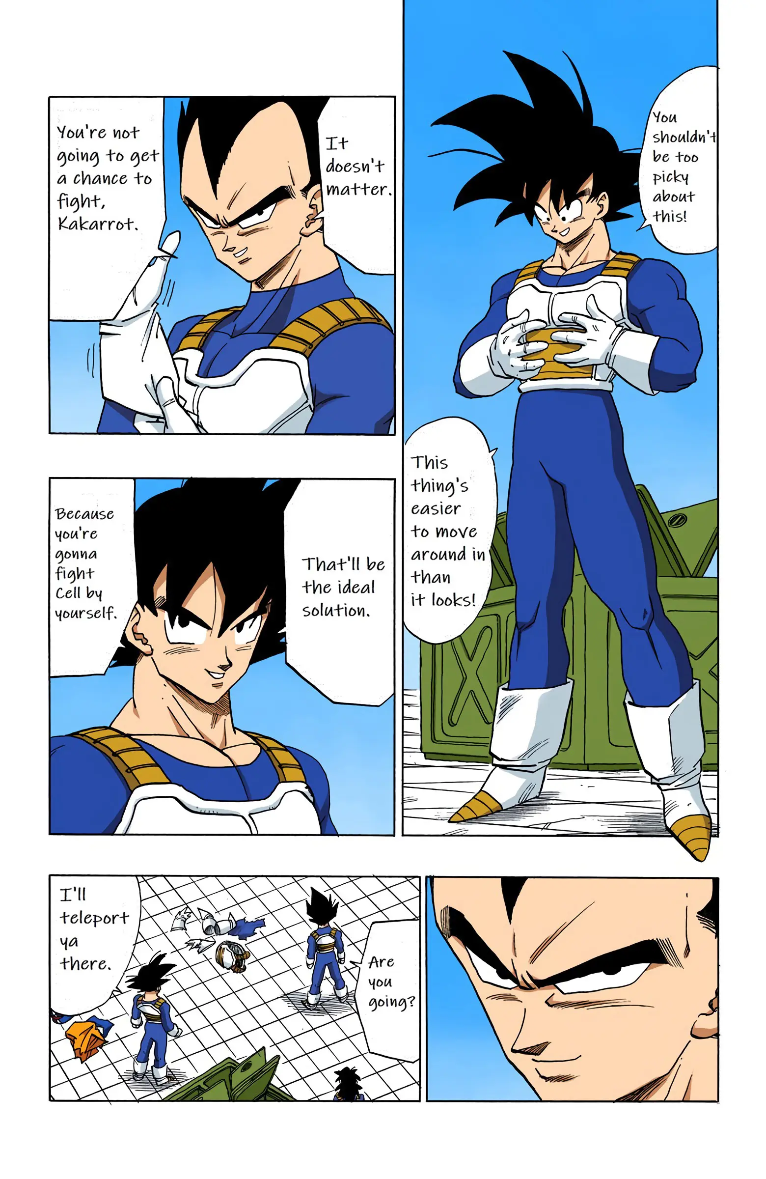 DBZ Perfect Cell Saga (Colored), chapter 375, page 7