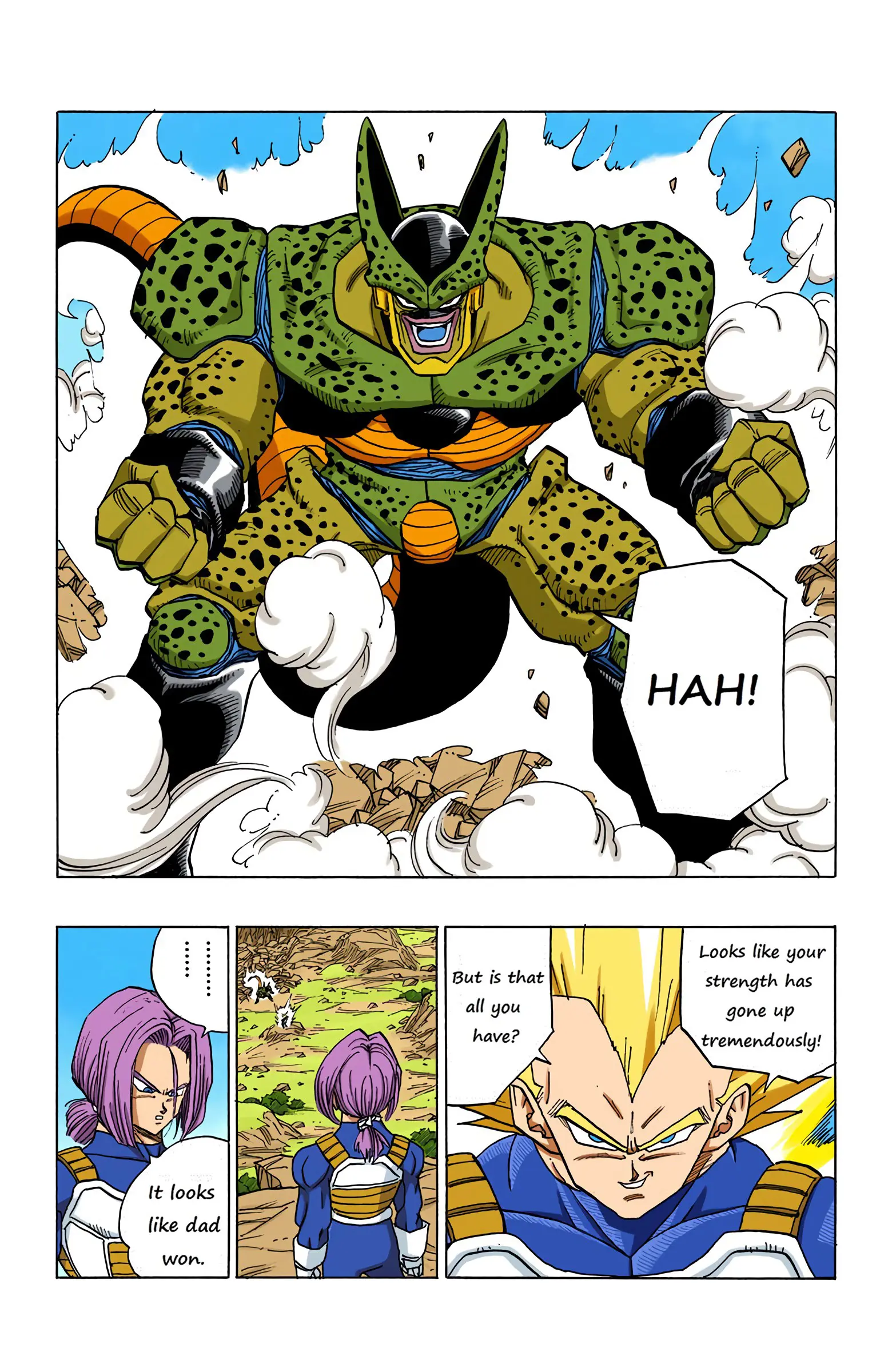 DBZ Perfect Cell Saga (Colored), chapter 378, page 12