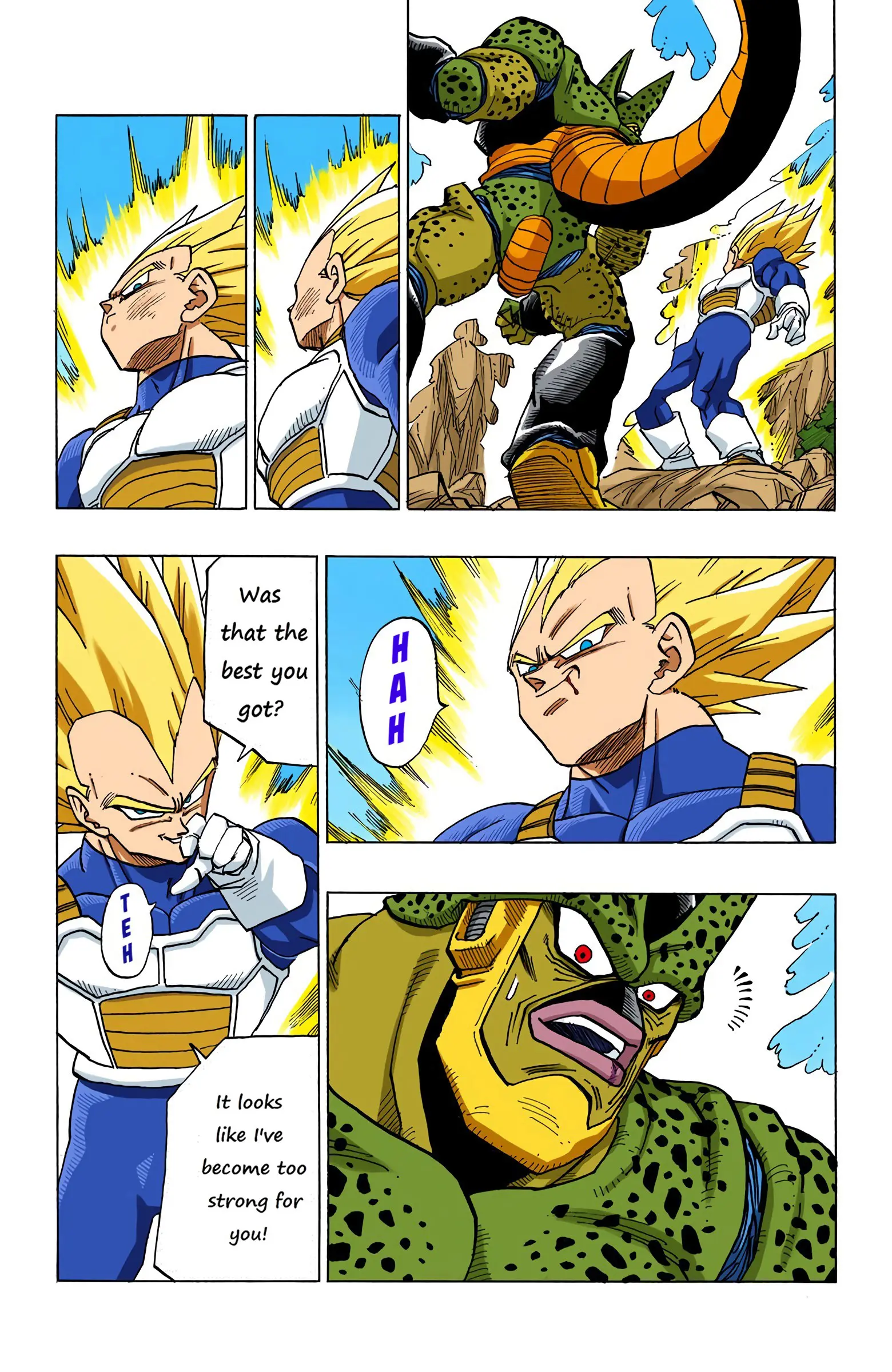 DBZ Perfect Cell Saga (Colored), chapter 378, page 14