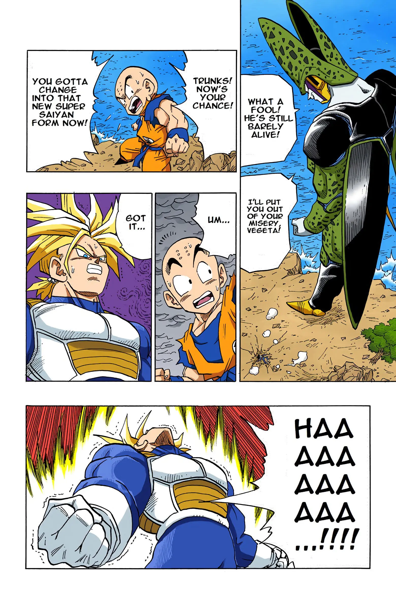 DBZ Perfect Cell Saga (Colored), chapter 385, page 14