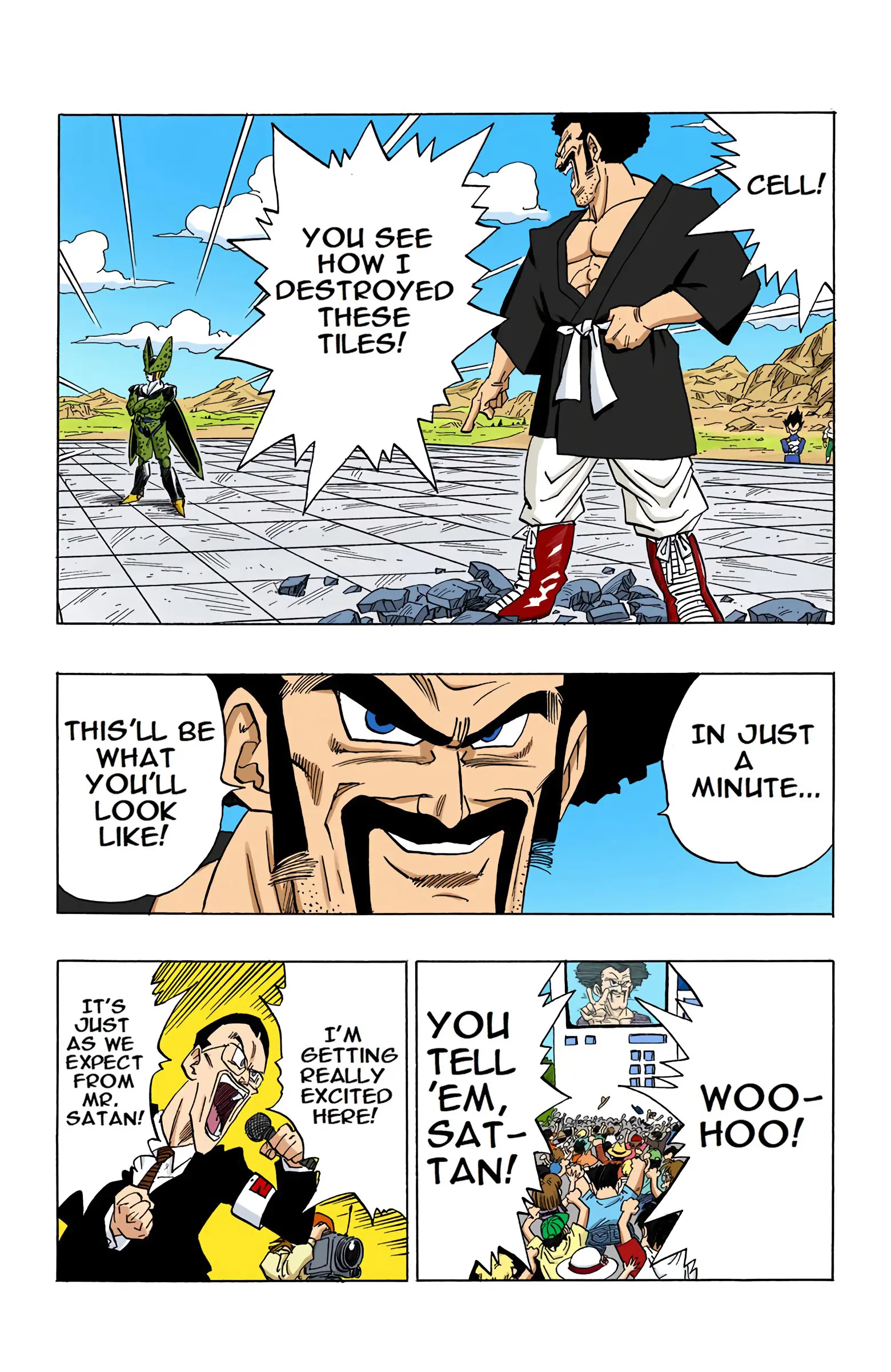 DBZ Perfect Cell Saga (Colored), chapter 396, page 10
