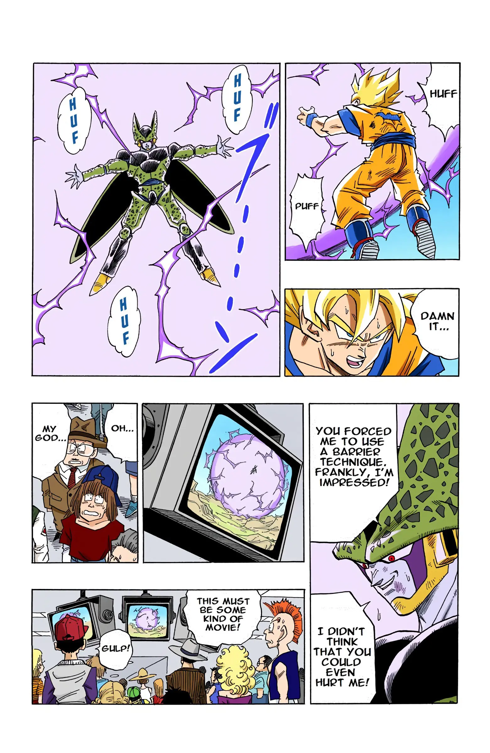 DBZ Perfect Cell Saga (Colored), chapter 402, page 7