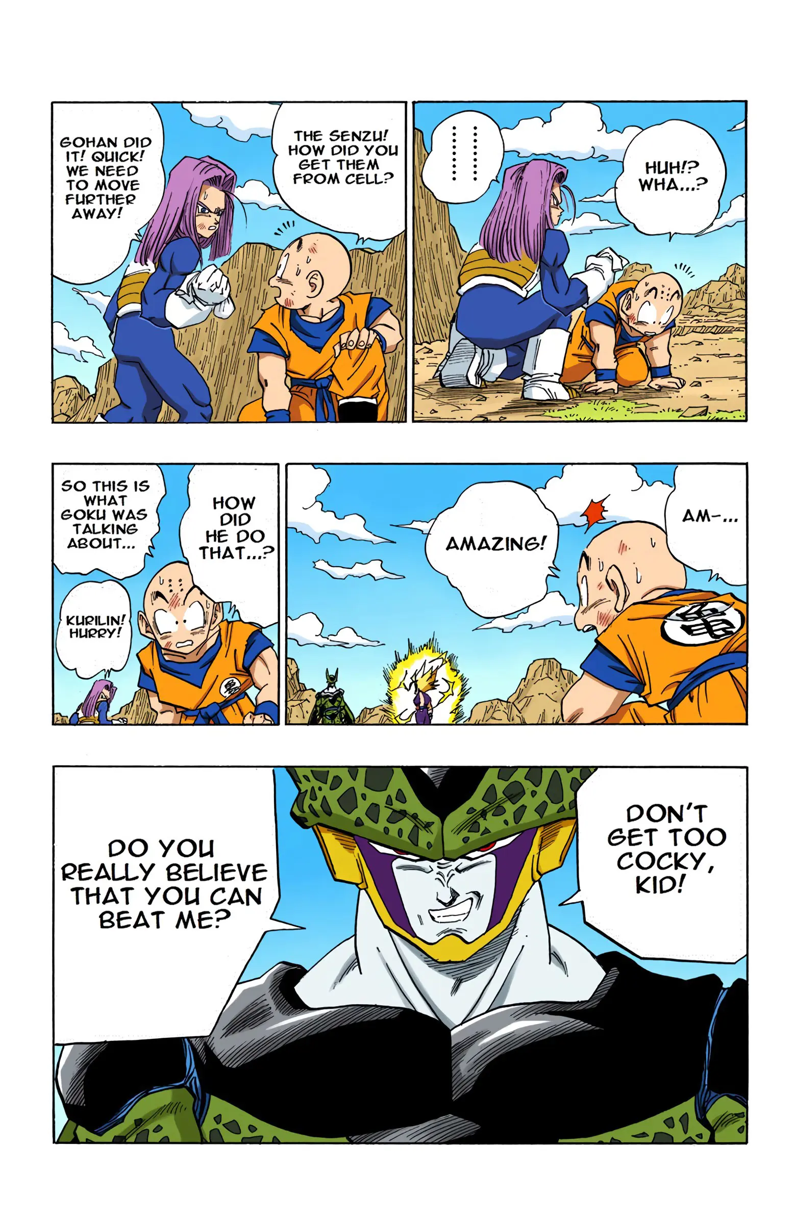 DBZ Perfect Cell Saga (Colored), chapter 409, page 4