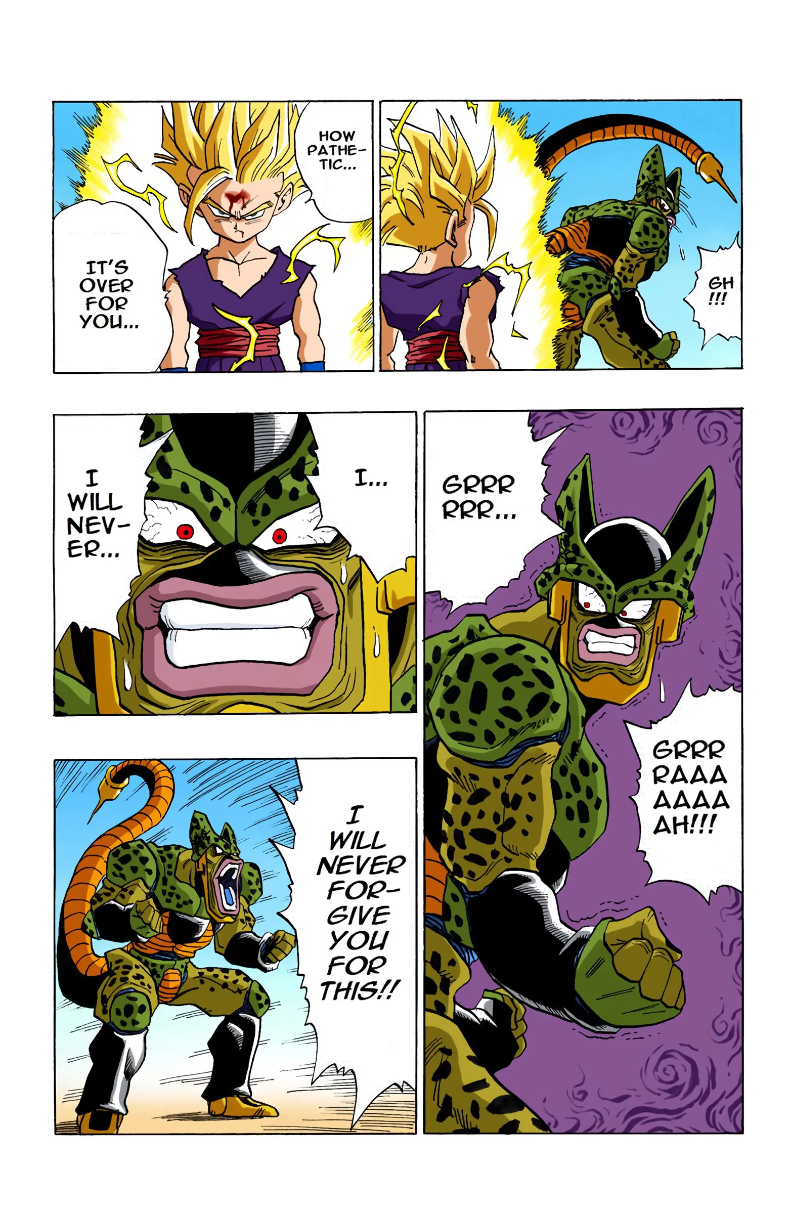 DBZ Perfect Cell Saga (Colored), chapter 411, page 13