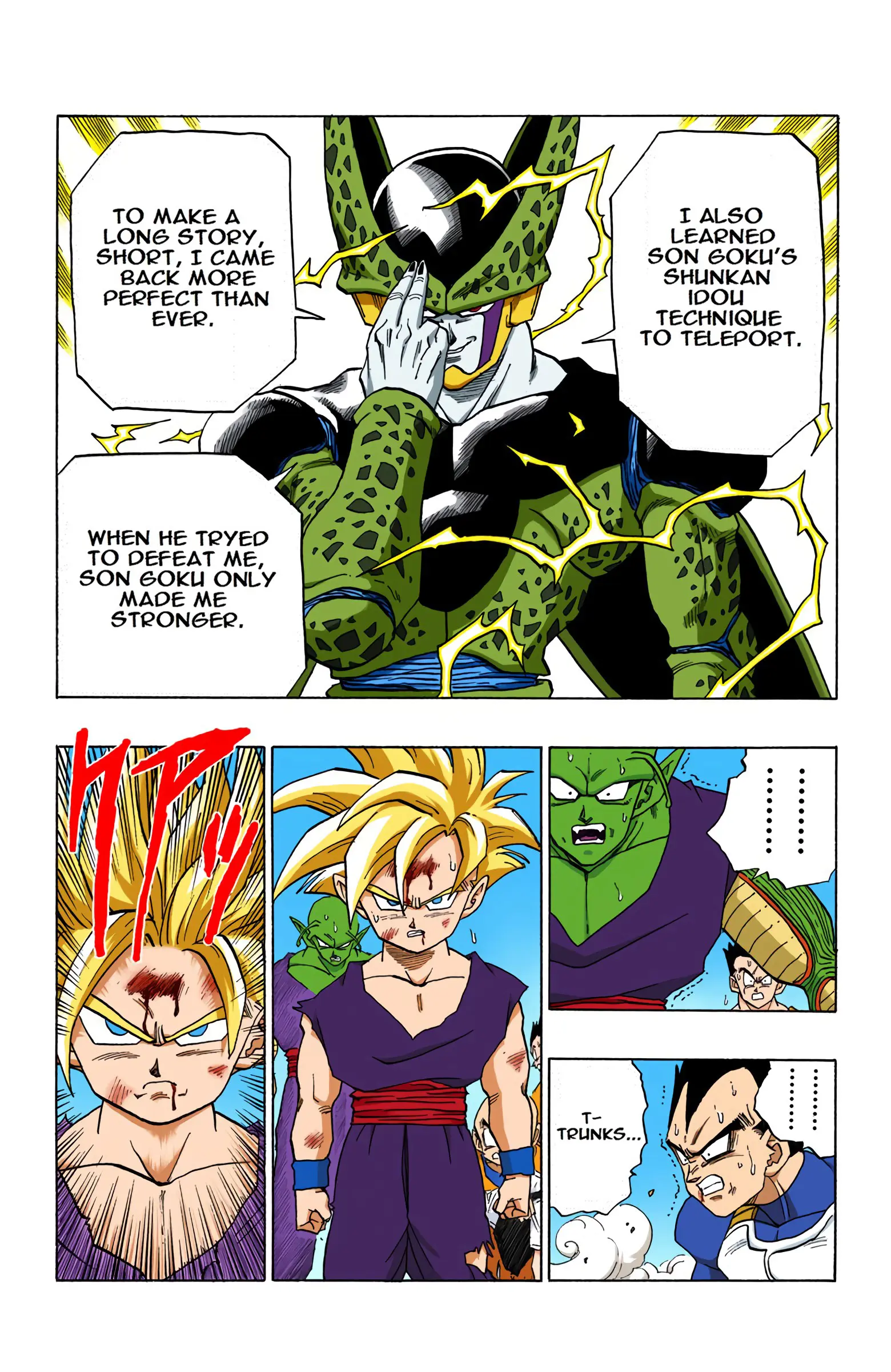DBZ Perfect Cell Saga (Colored), chapter 413, page 13