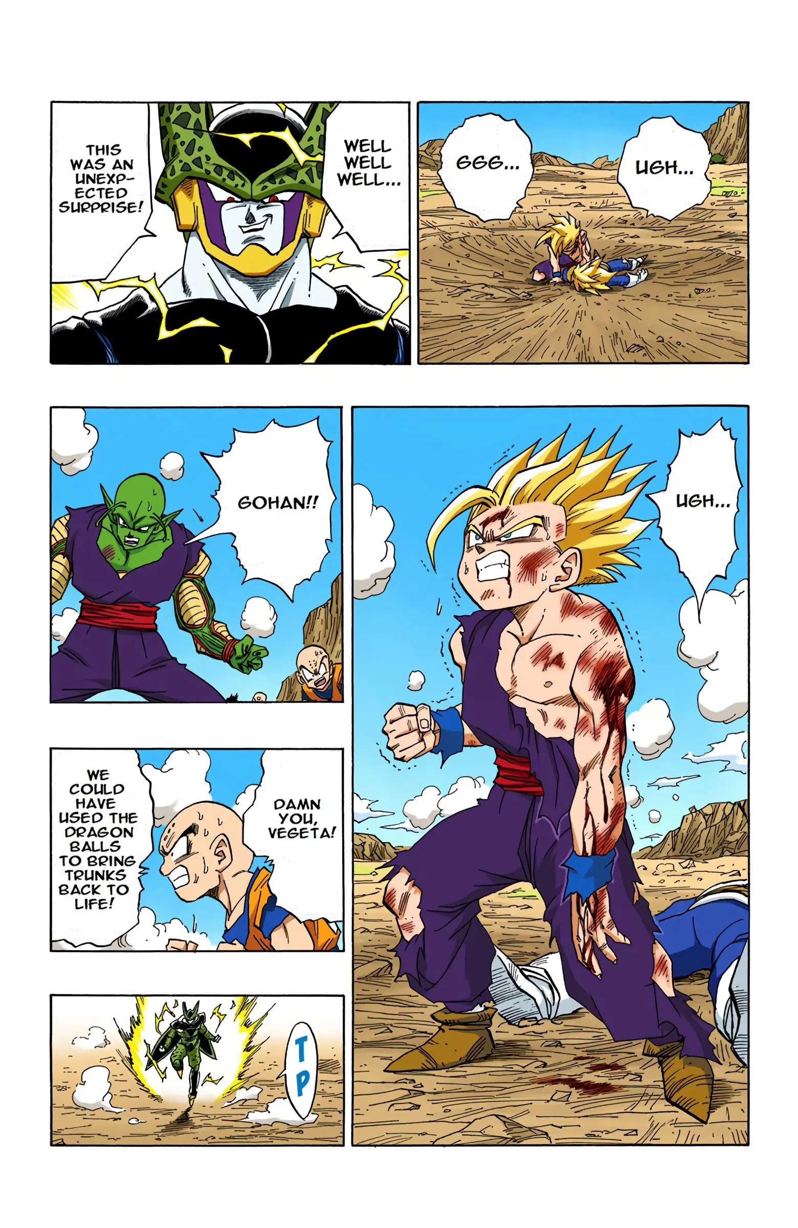 DBZ Perfect Cell Saga (Colored), chapter 414, page 13