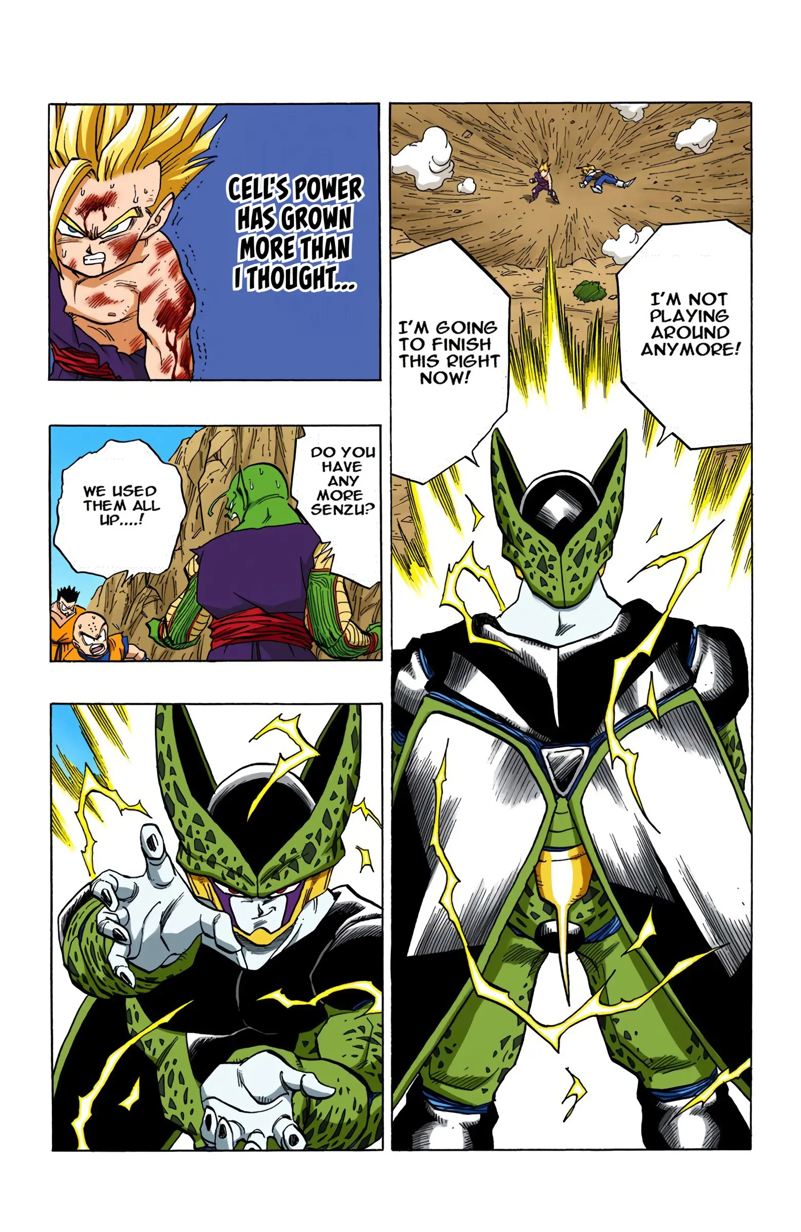 DBZ Perfect Cell Saga (Colored), chapter 414, page 14