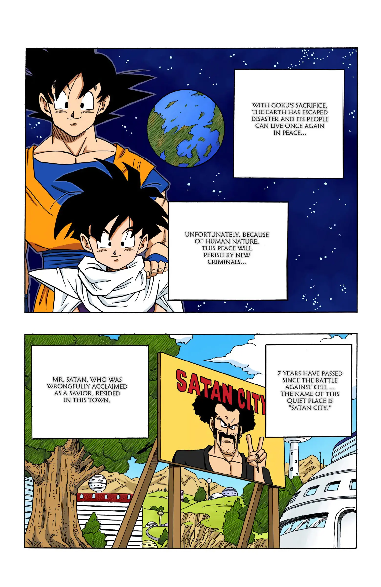 DBZ Majin Buu Saga Colored Manga, chapter 421, page 3