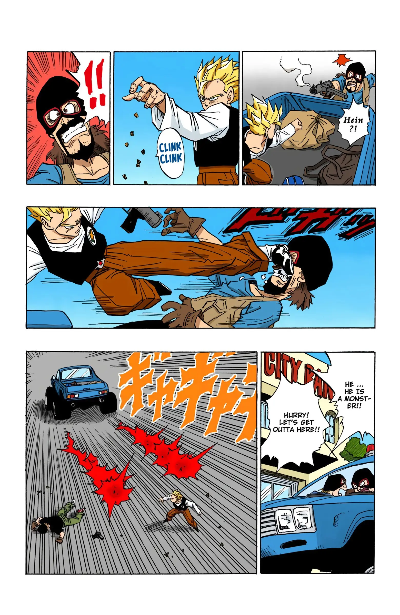 DBZ Majin Buu Saga Colored Manga, chapter 421, page 11