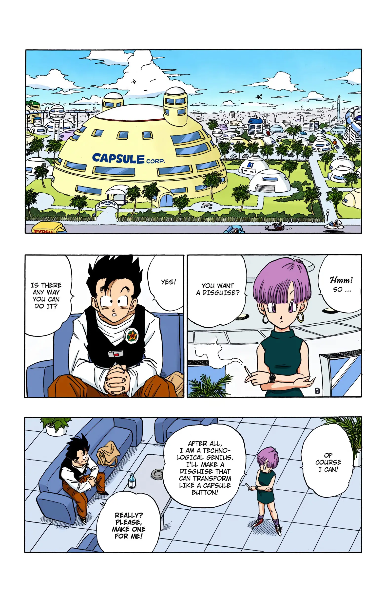 DBZ Majin Buu Saga Colored Manga, chapter 423, page 2