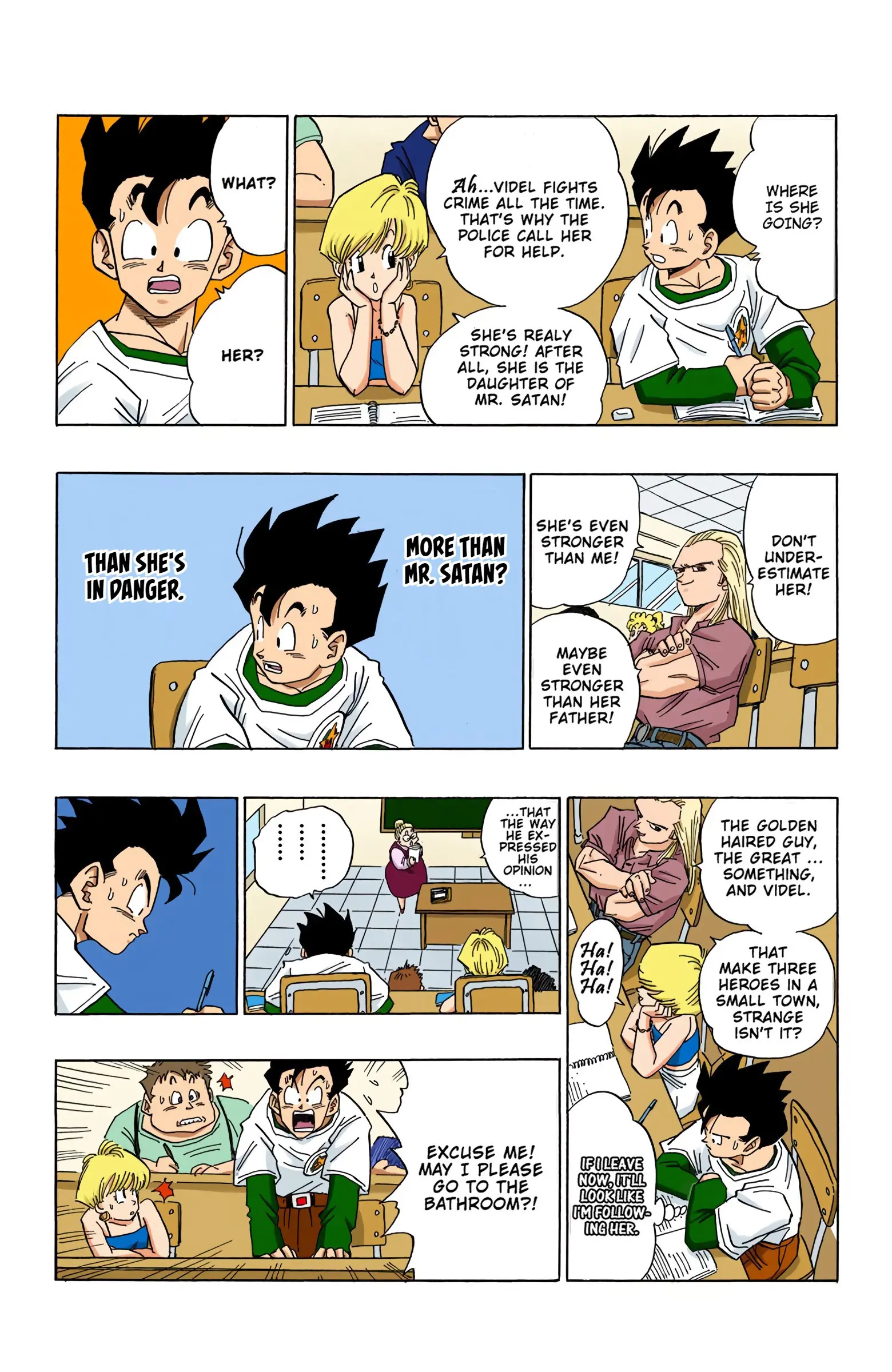 DBZ Majin Buu Saga Colored Manga, chapter 424, page 6