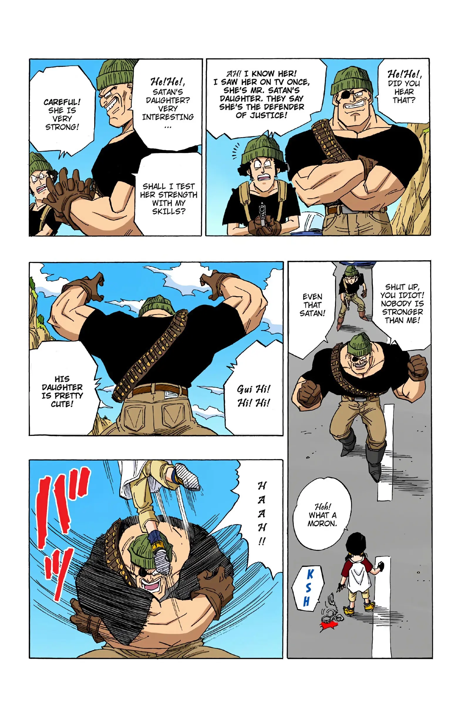 DBZ Majin Buu Saga Colored Manga, chapter 424, page 11