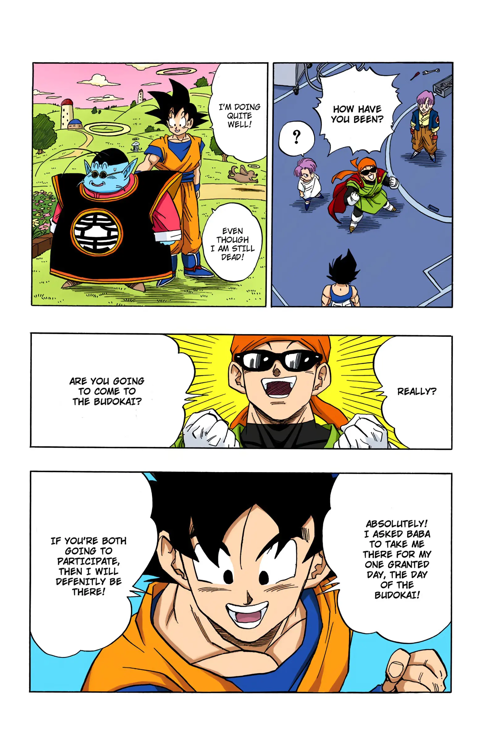 DBZ Majin Buu Saga Colored Manga, chapter 426, page 7