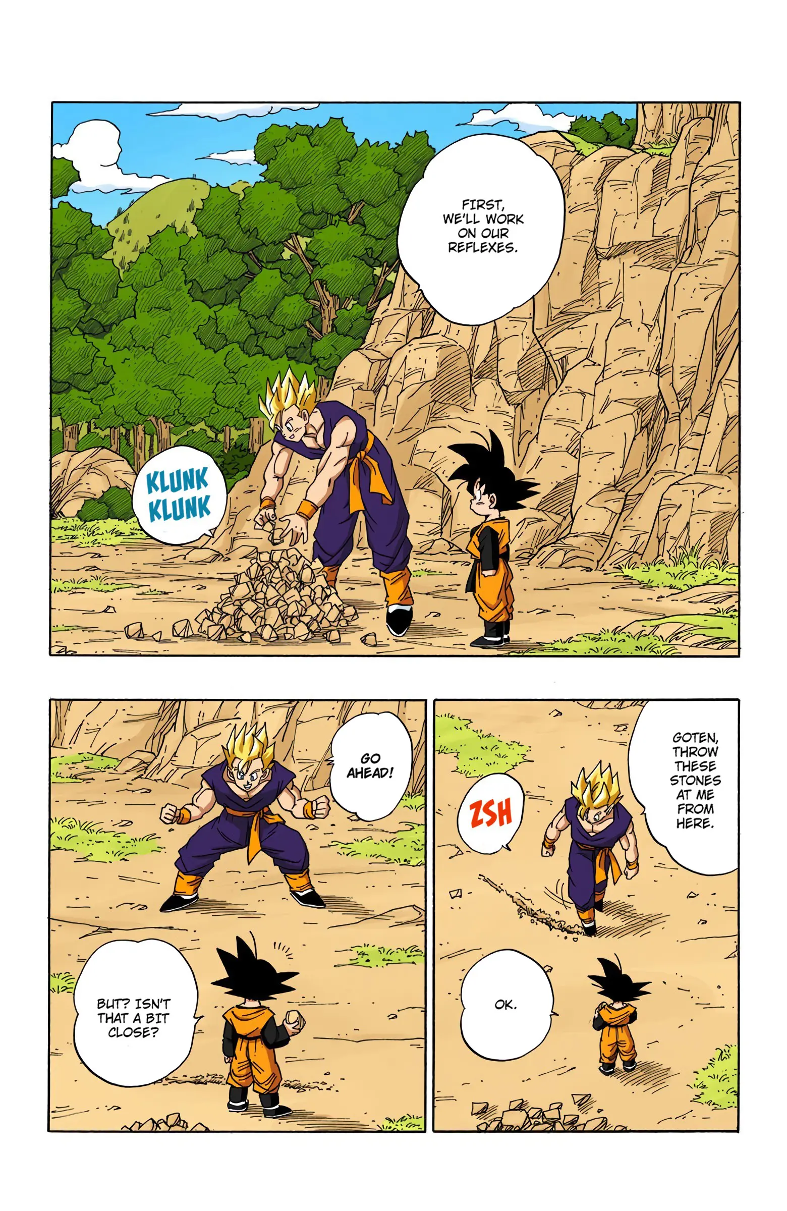 DBZ Majin Buu Saga Colored Manga, chapter 427, page 2