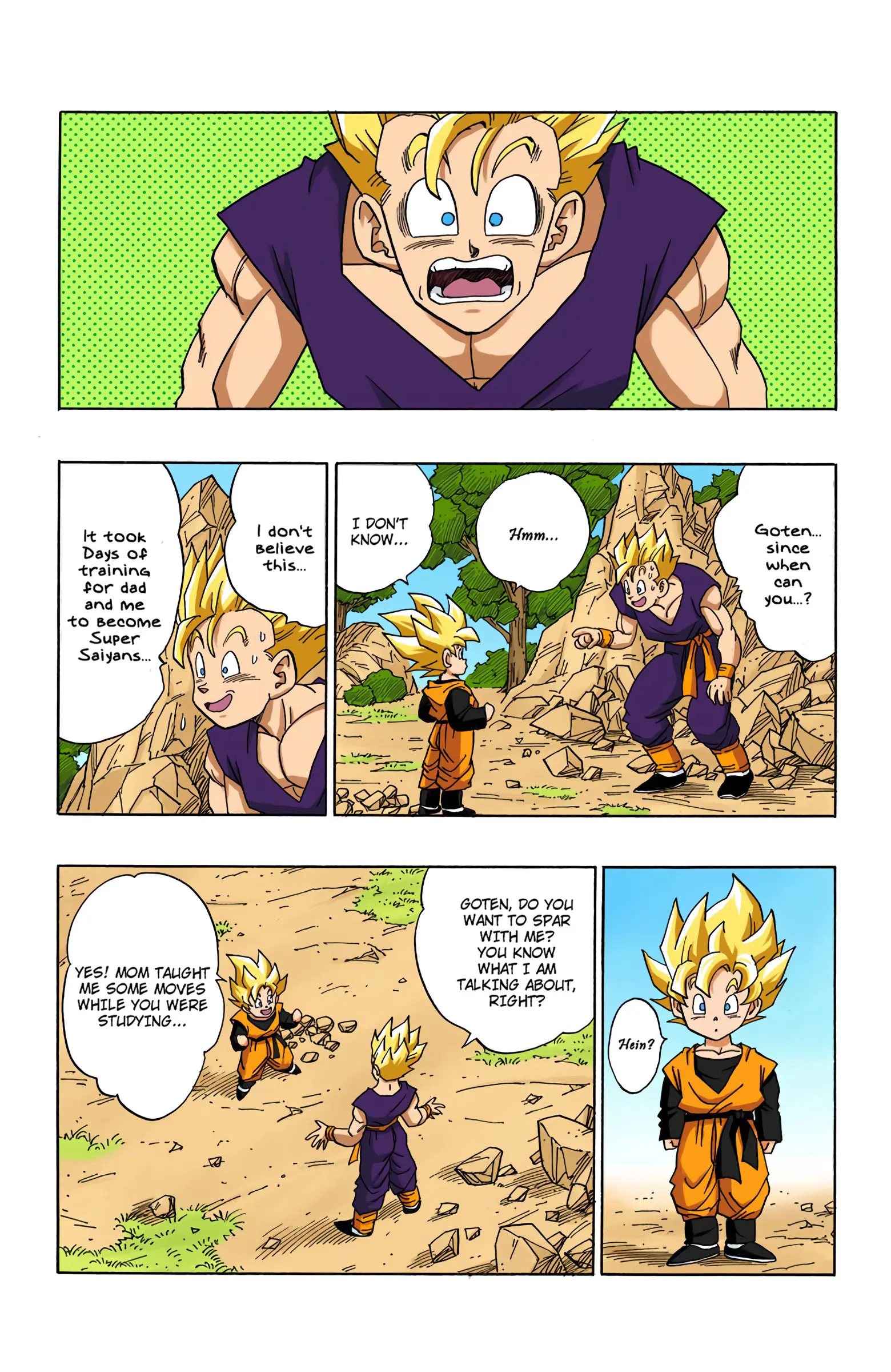 DBZ Majin Buu Saga Colored Manga, chapter 427, page 9