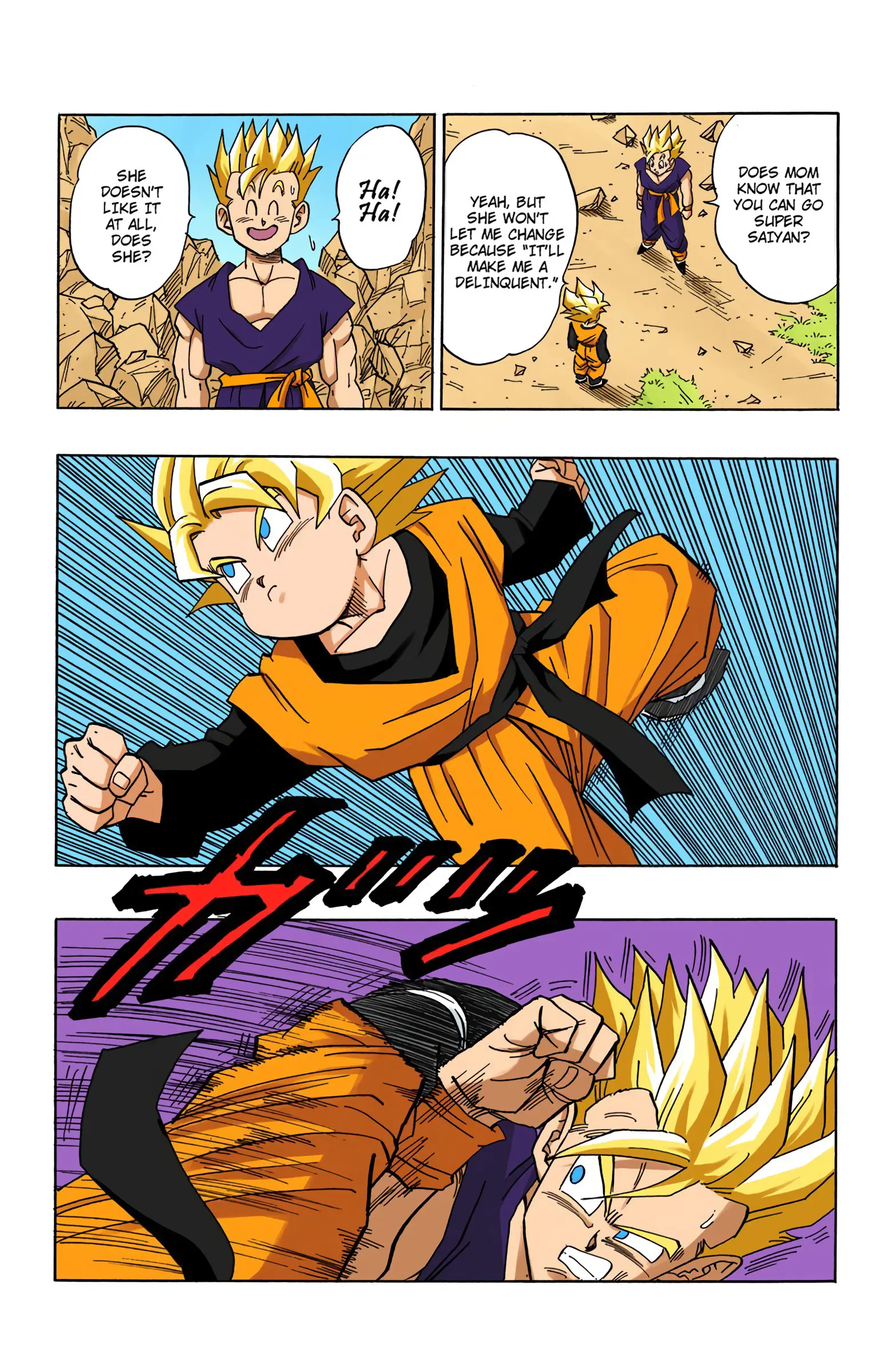DBZ Majin Buu Saga Colored Manga, chapter 427, page 10