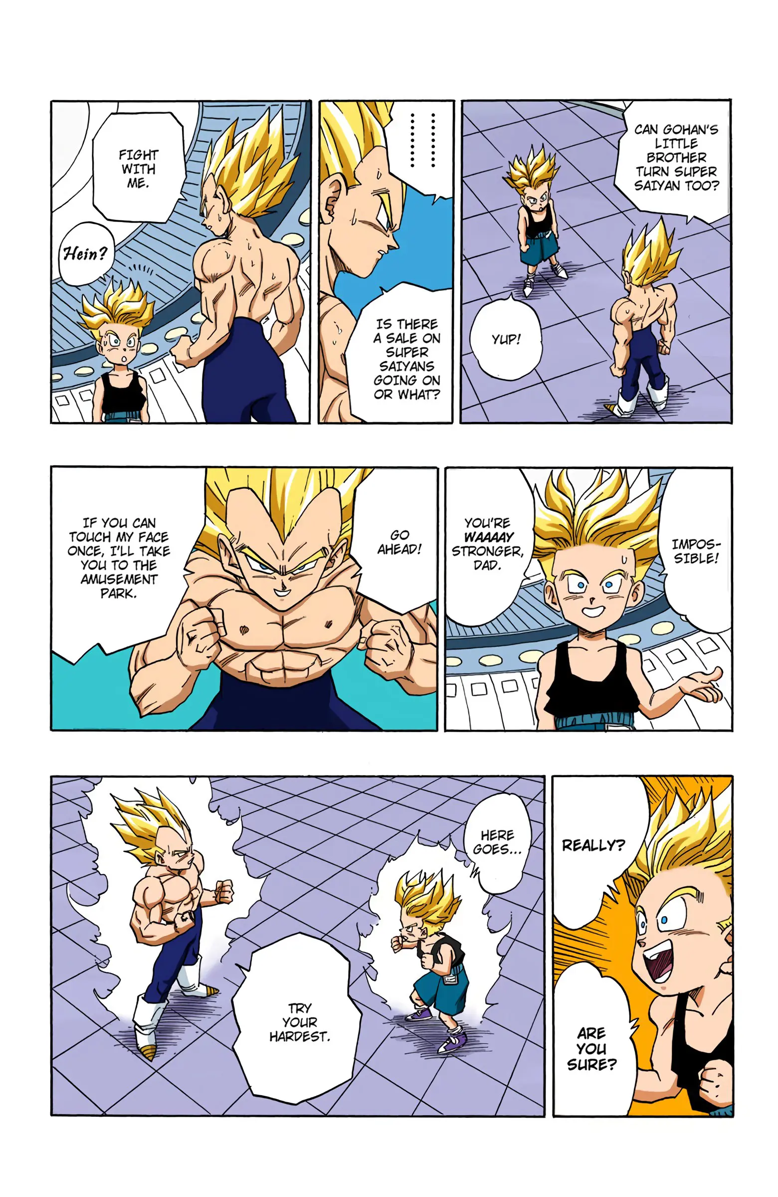 DBZ Majin Buu Saga Colored Manga, chapter 429, page 6