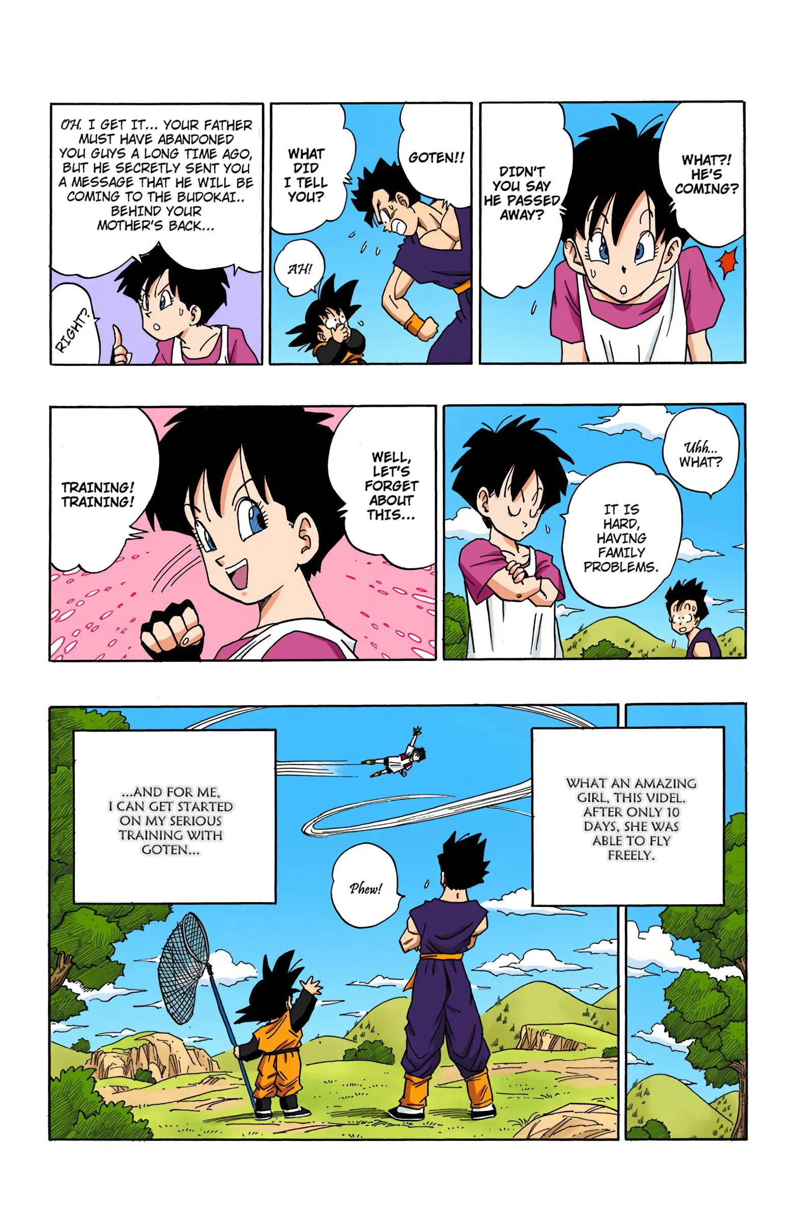 DBZ Majin Buu Saga Colored Manga, chapter 429, page 14