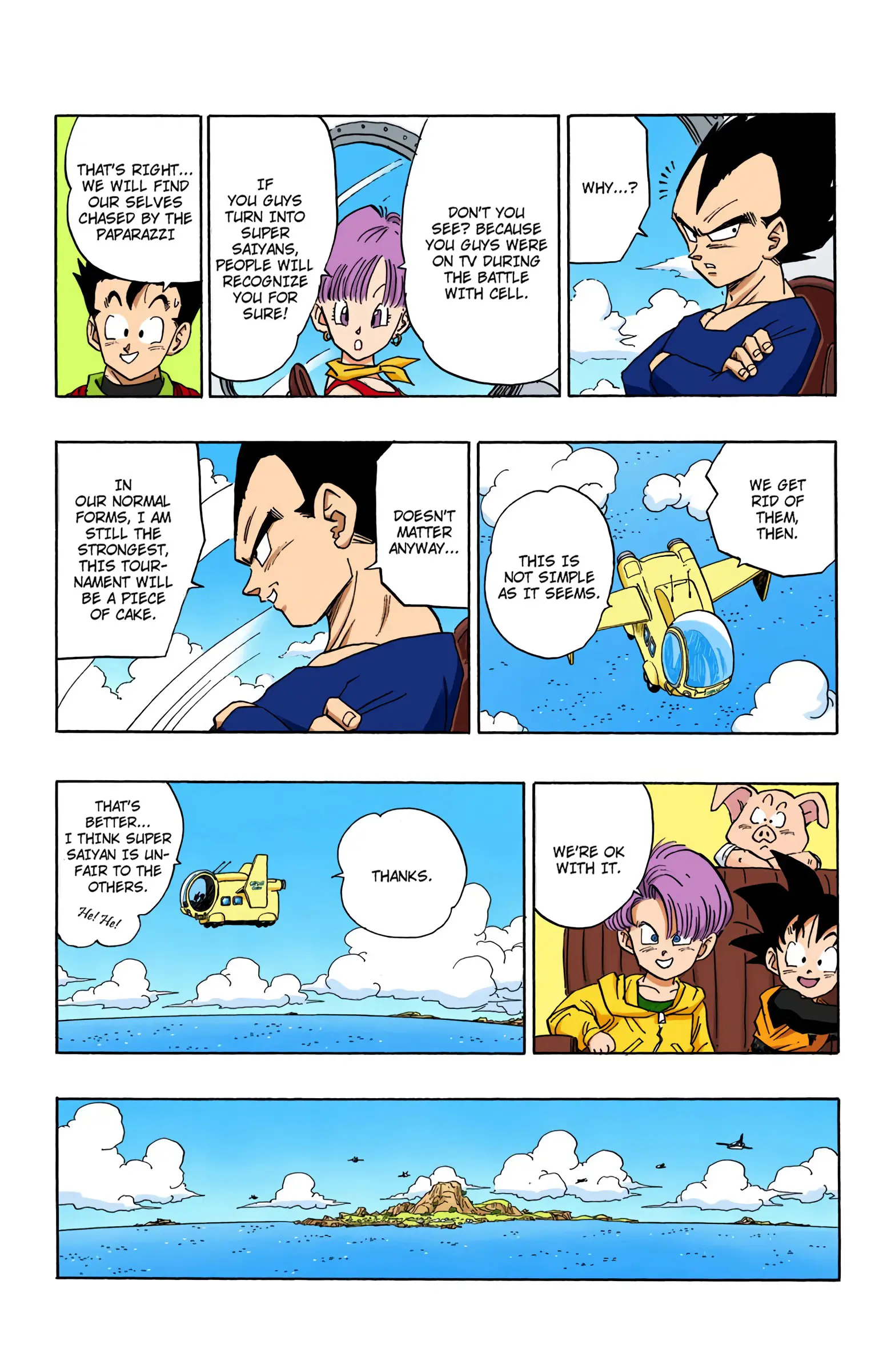 DBZ Majin Buu Saga Colored Manga, chapter 430, page 7