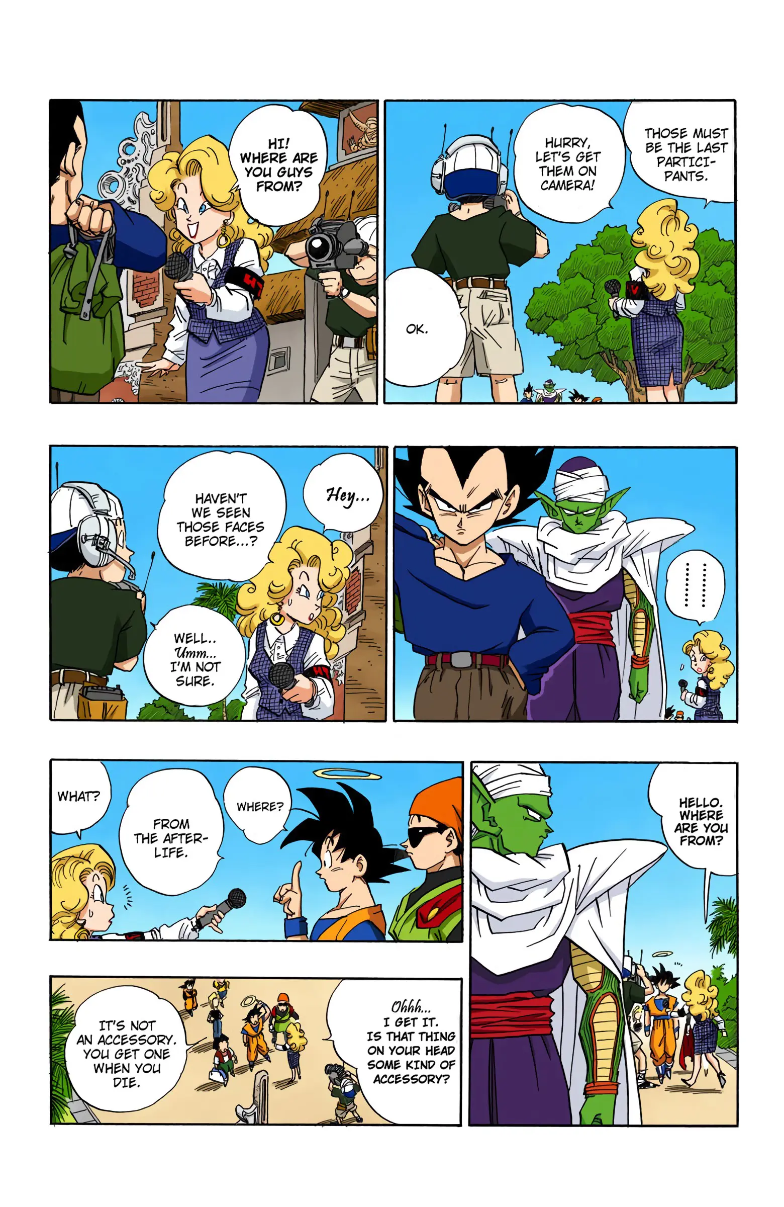 DBZ Majin Buu Saga Colored Manga, chapter 431, page 3