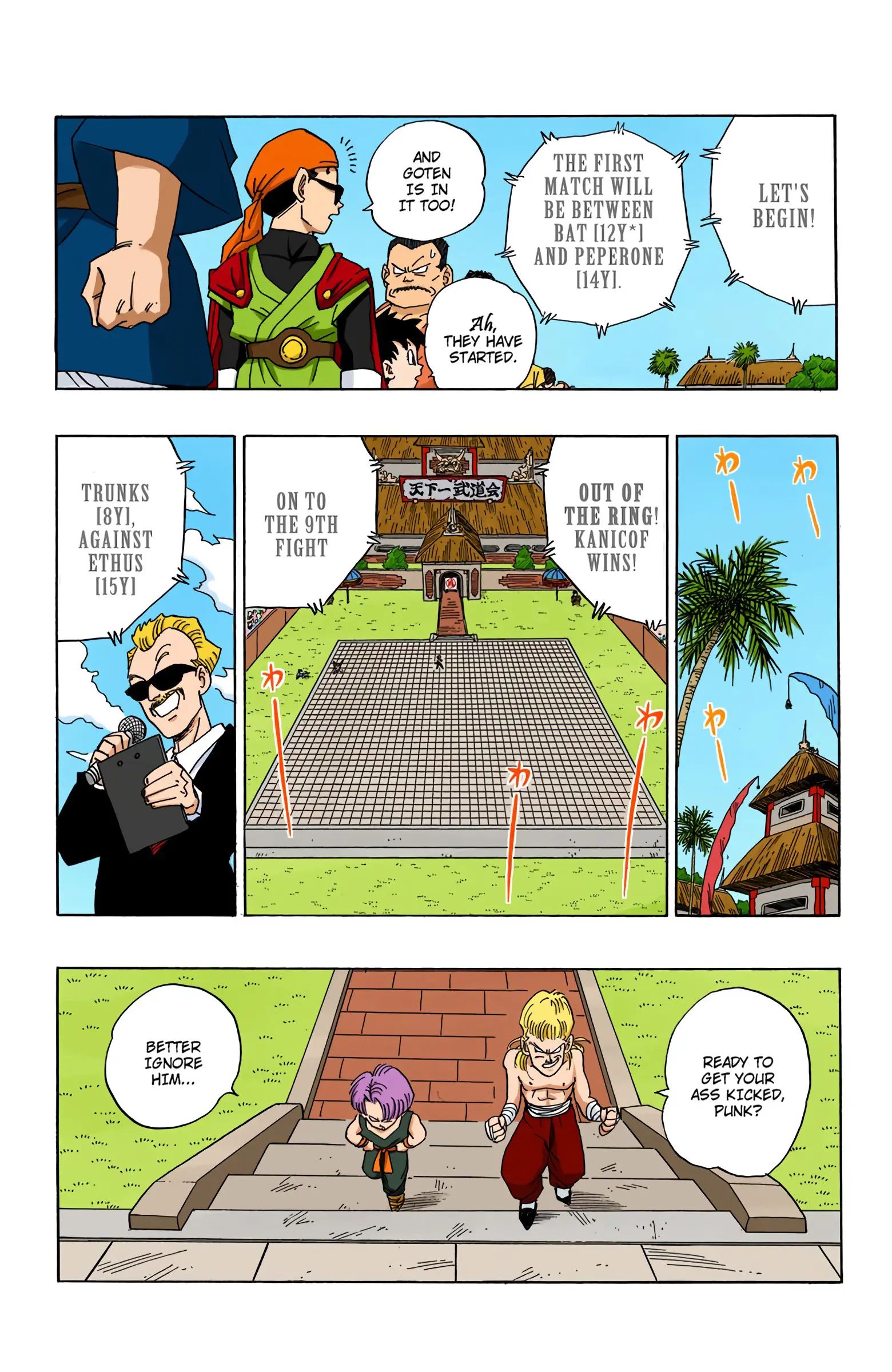 DBZ Majin Buu Saga Colored Manga, chapter 432, page 12