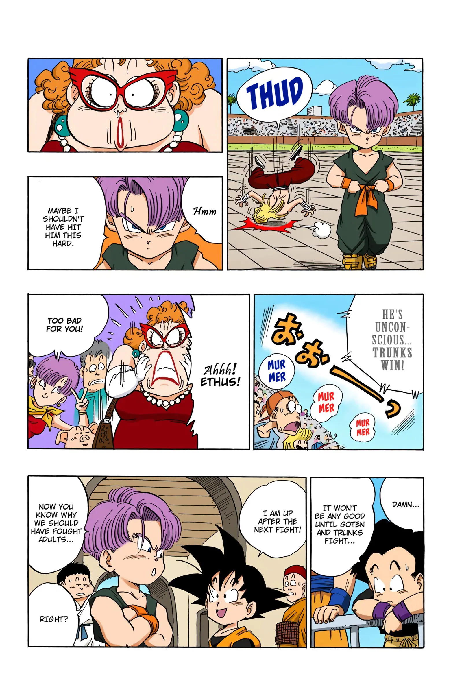 DBZ Majin Buu Saga Colored Manga, chapter 432, page 15