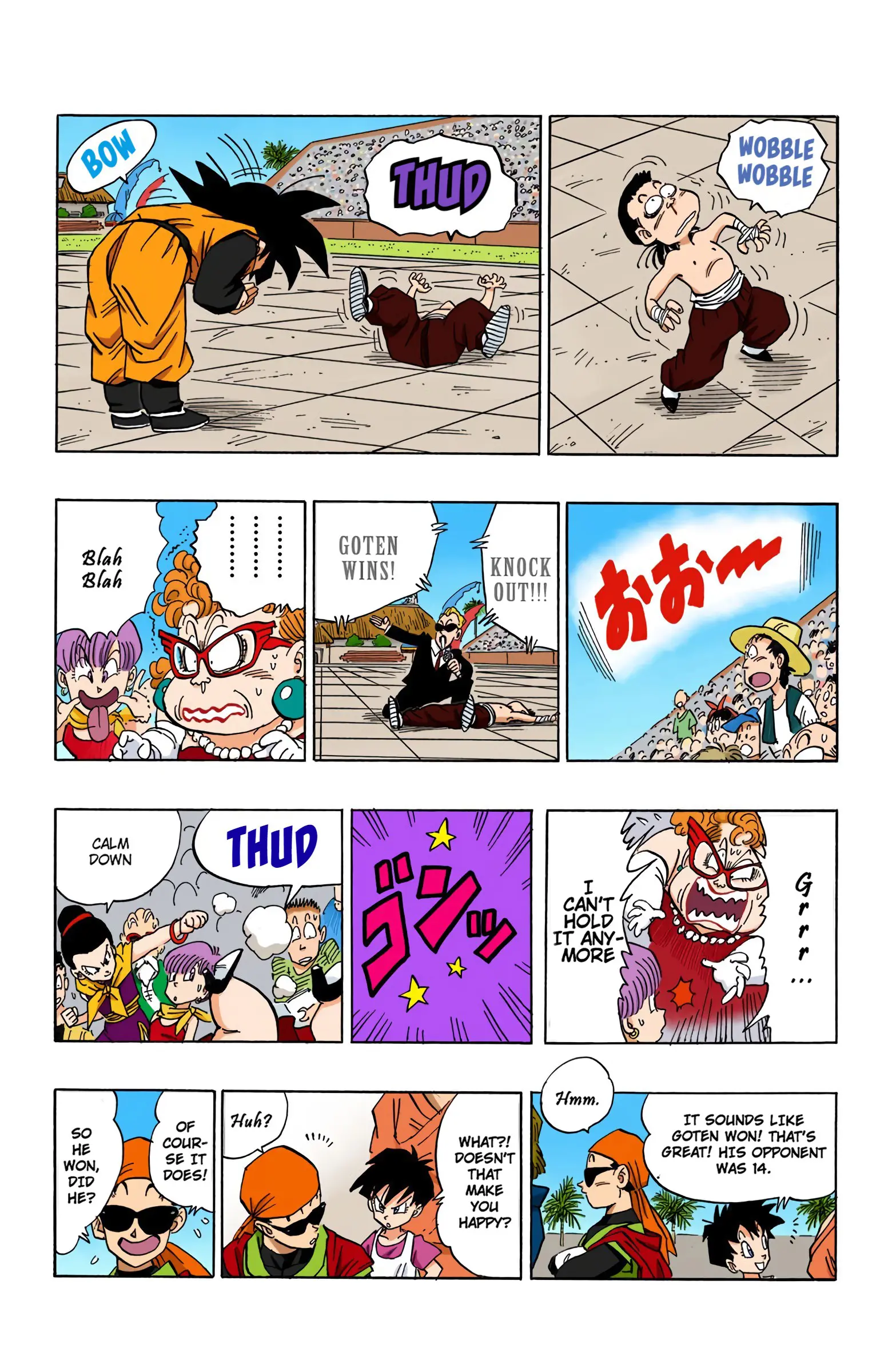 DBZ Majin Buu Saga Colored Manga, chapter 433, page 5