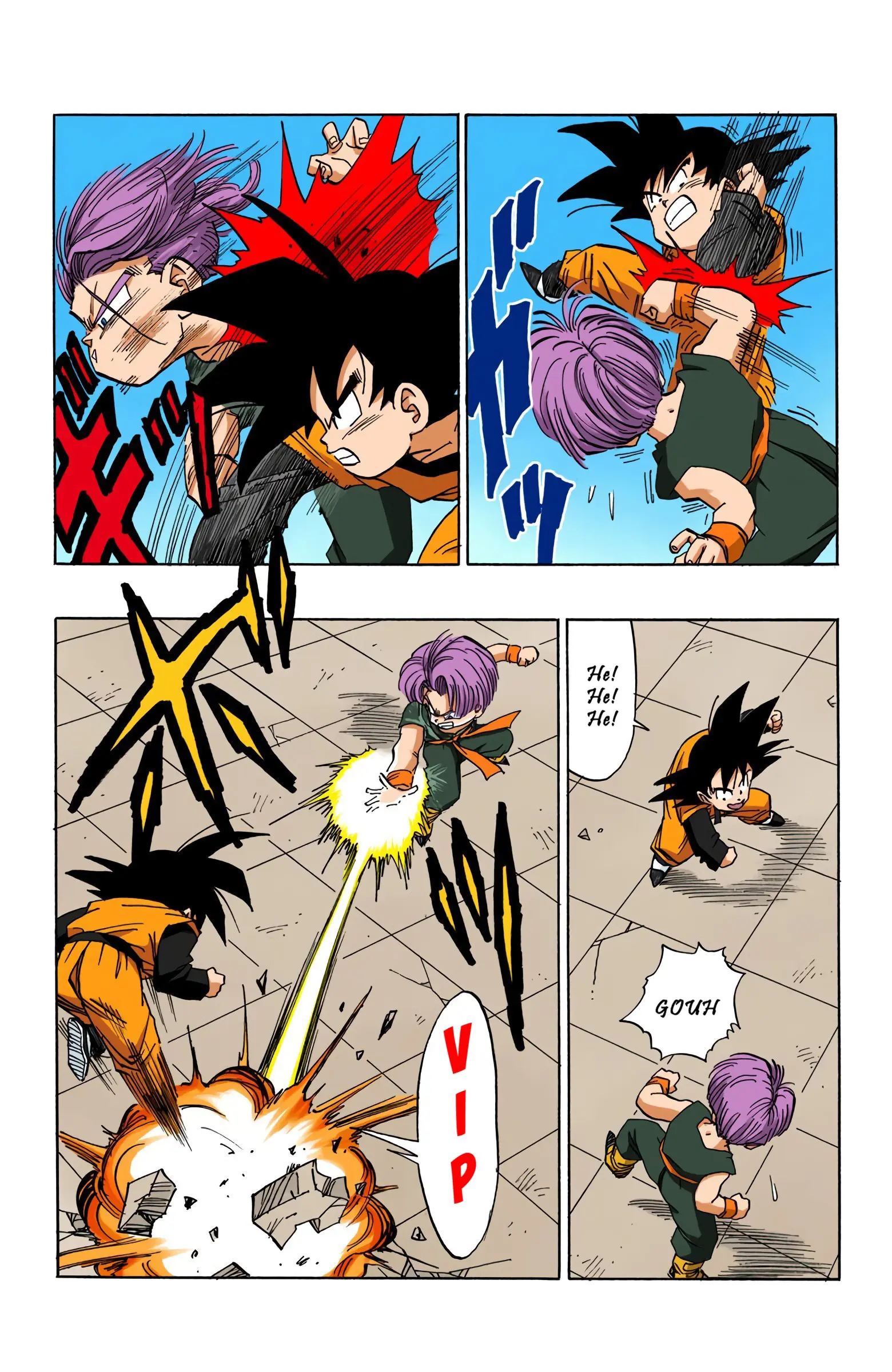 DBZ Majin Buu Saga Colored Manga, chapter 435, page 4