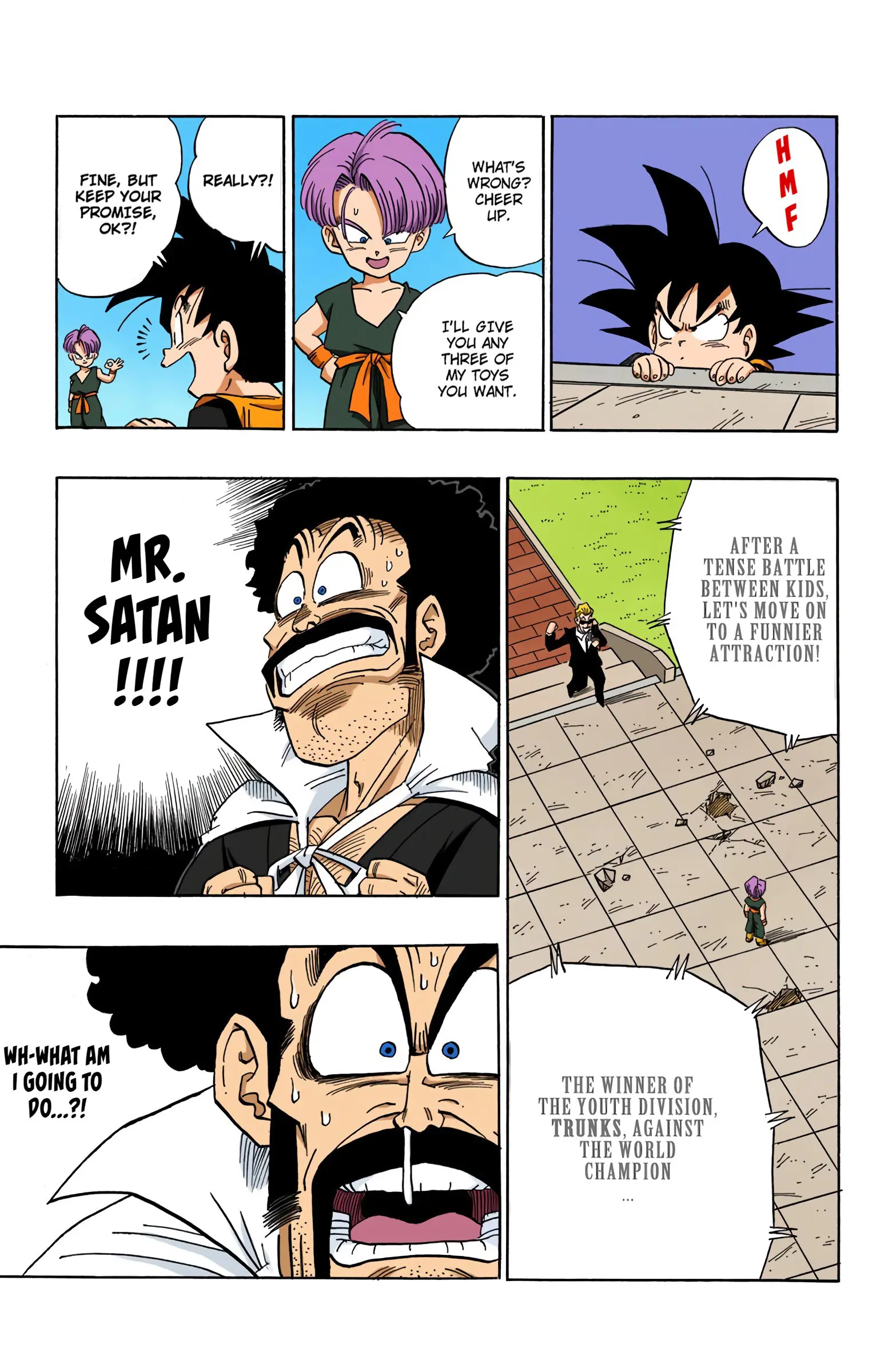DBZ Majin Buu Saga Colored Manga, chapter 435, page 13